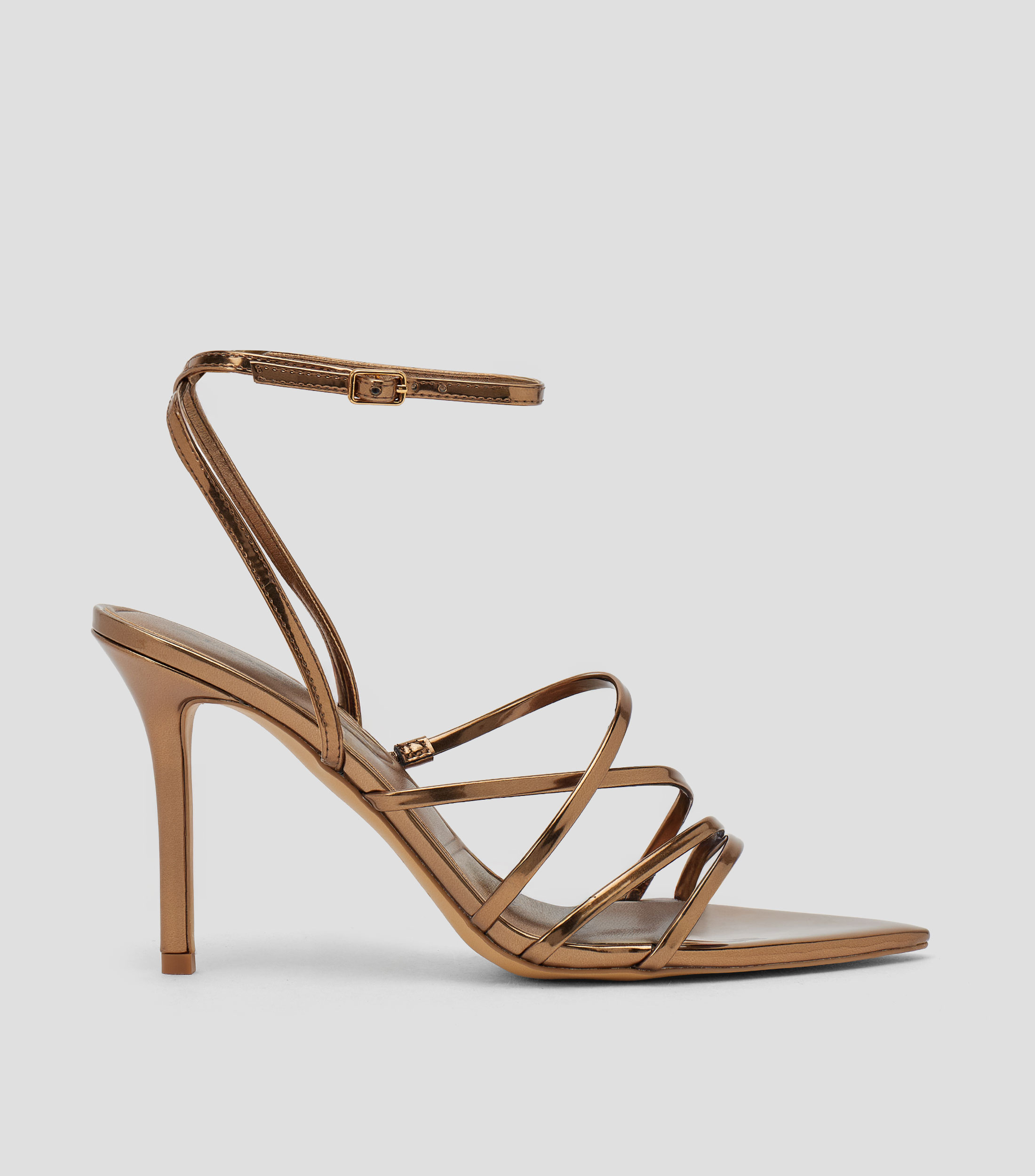 Sandalias con tacón alto de aguja Solania Mujer