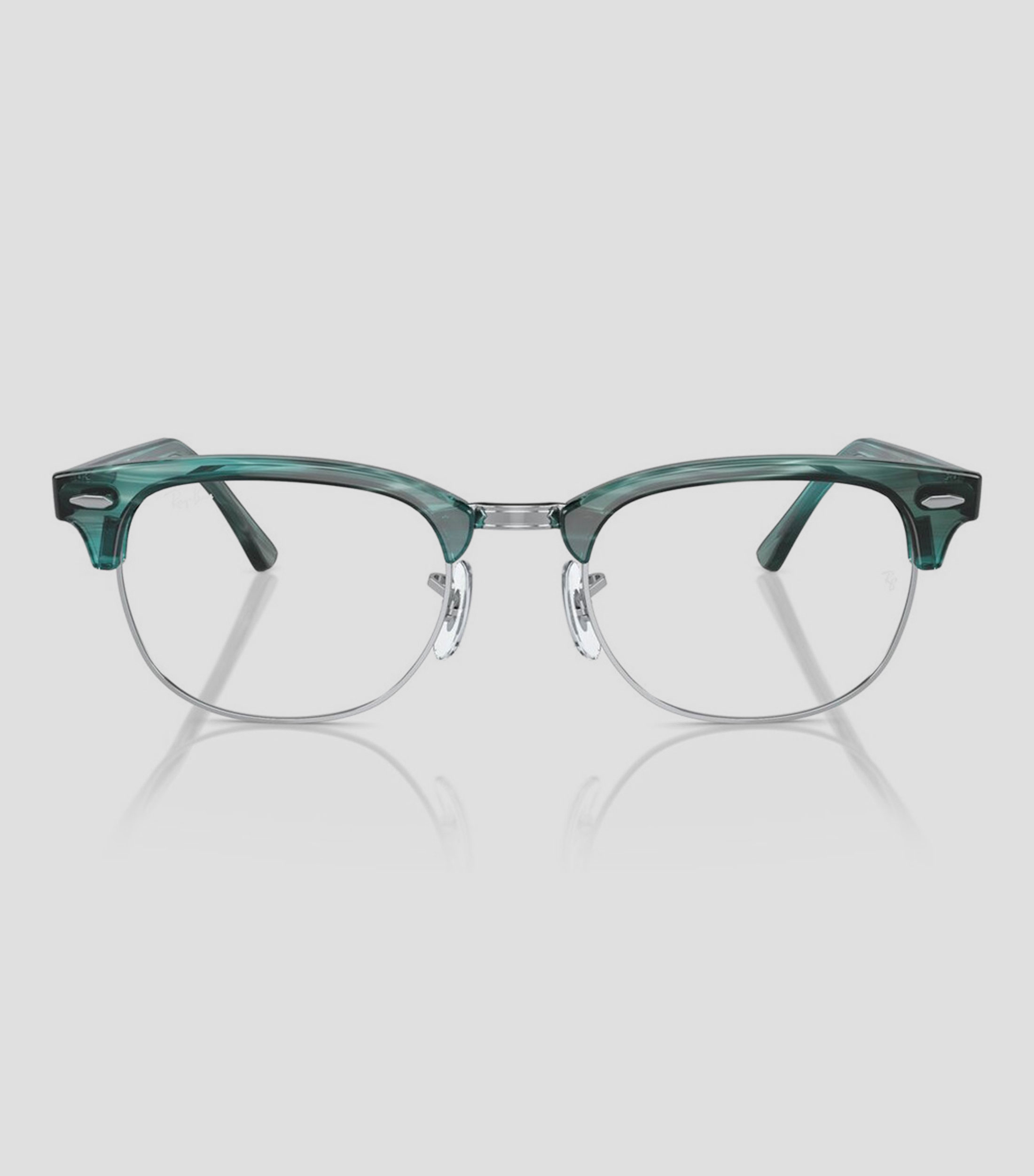 Lentes oftálmicos cuadrados Clubmaster Optics verde Unisex