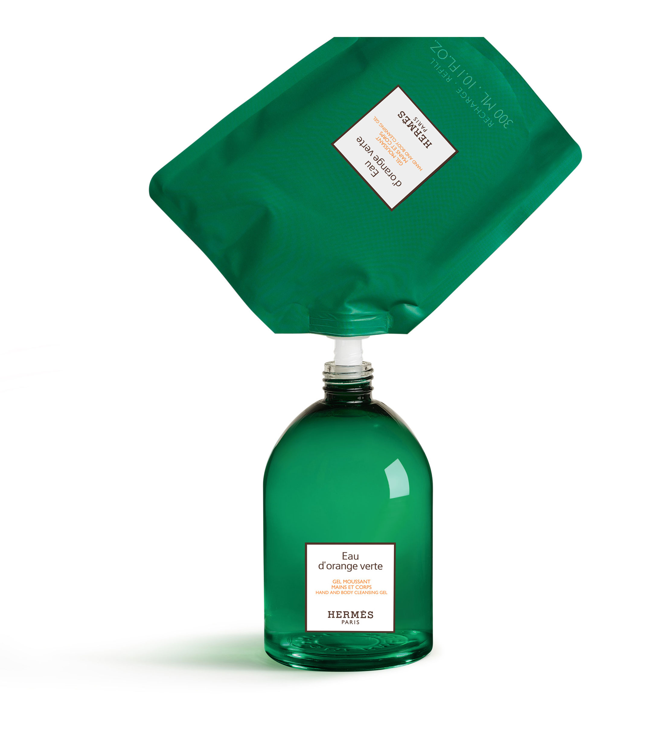 Gel de manos y cuerpo Eau dorange verte Refill, 300 ml