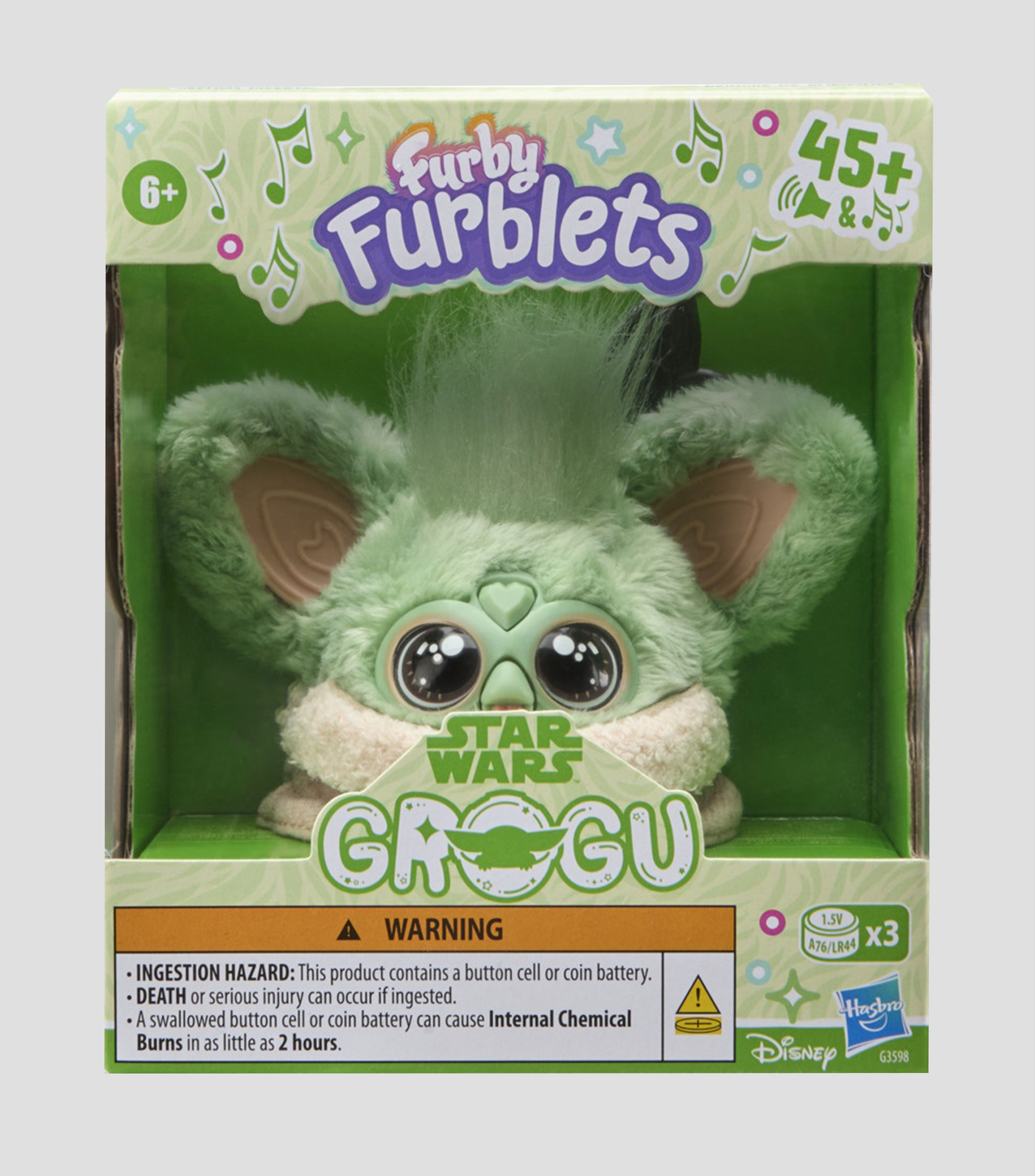 Peluche electrónico Furby Furblets Star Wars Grogu