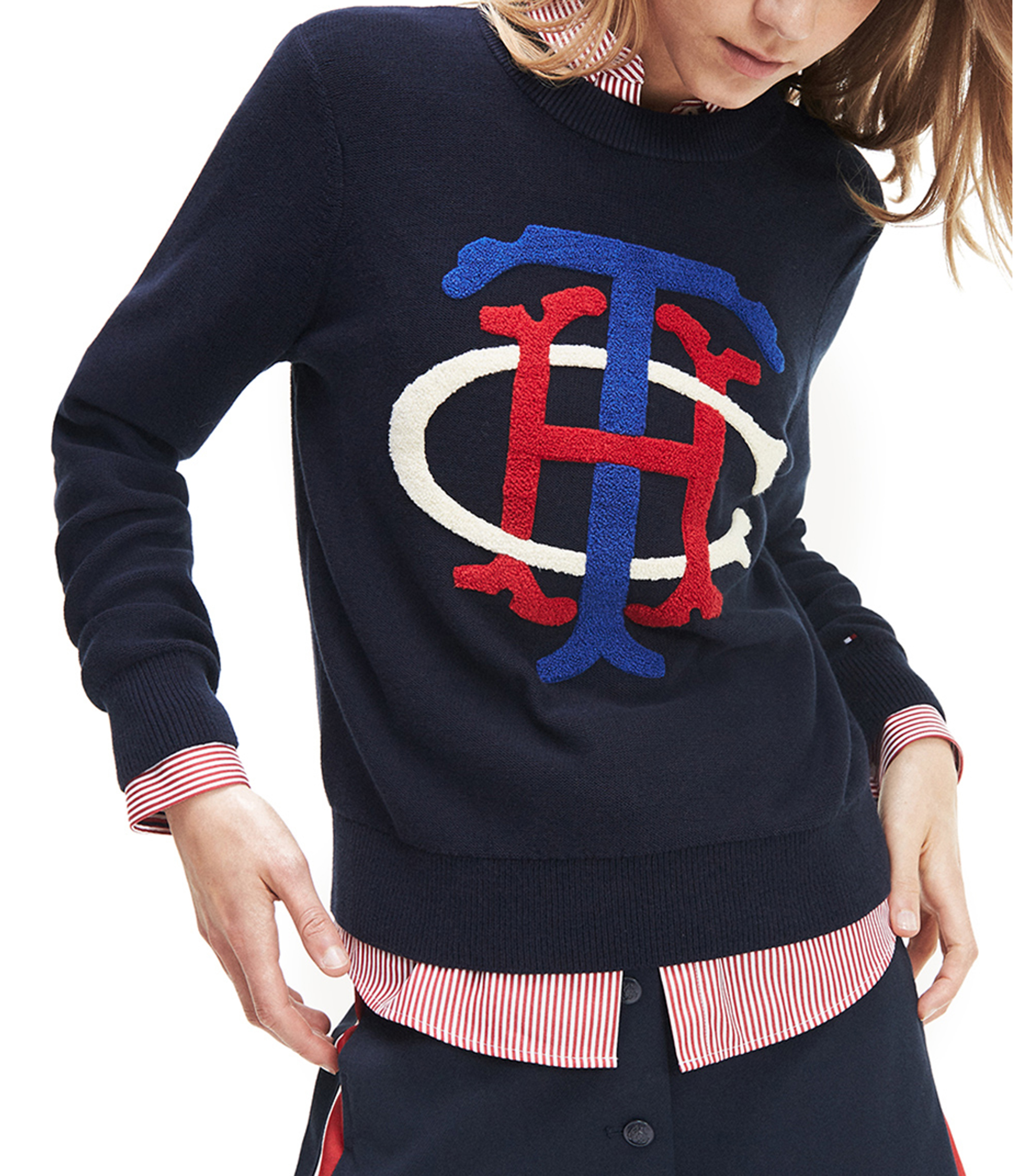 Tommy Hilfiger Suéter cuello redondo Mujer