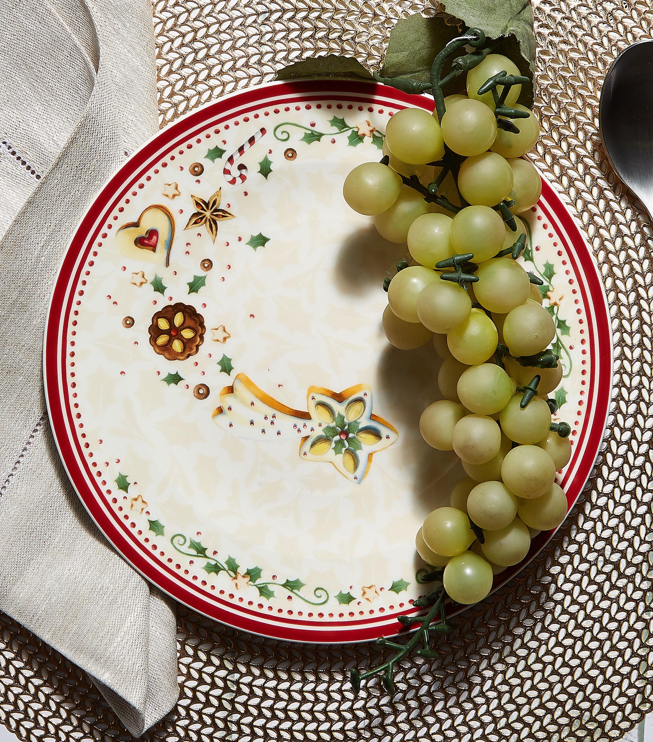 Plato para Postre Winter Bakery