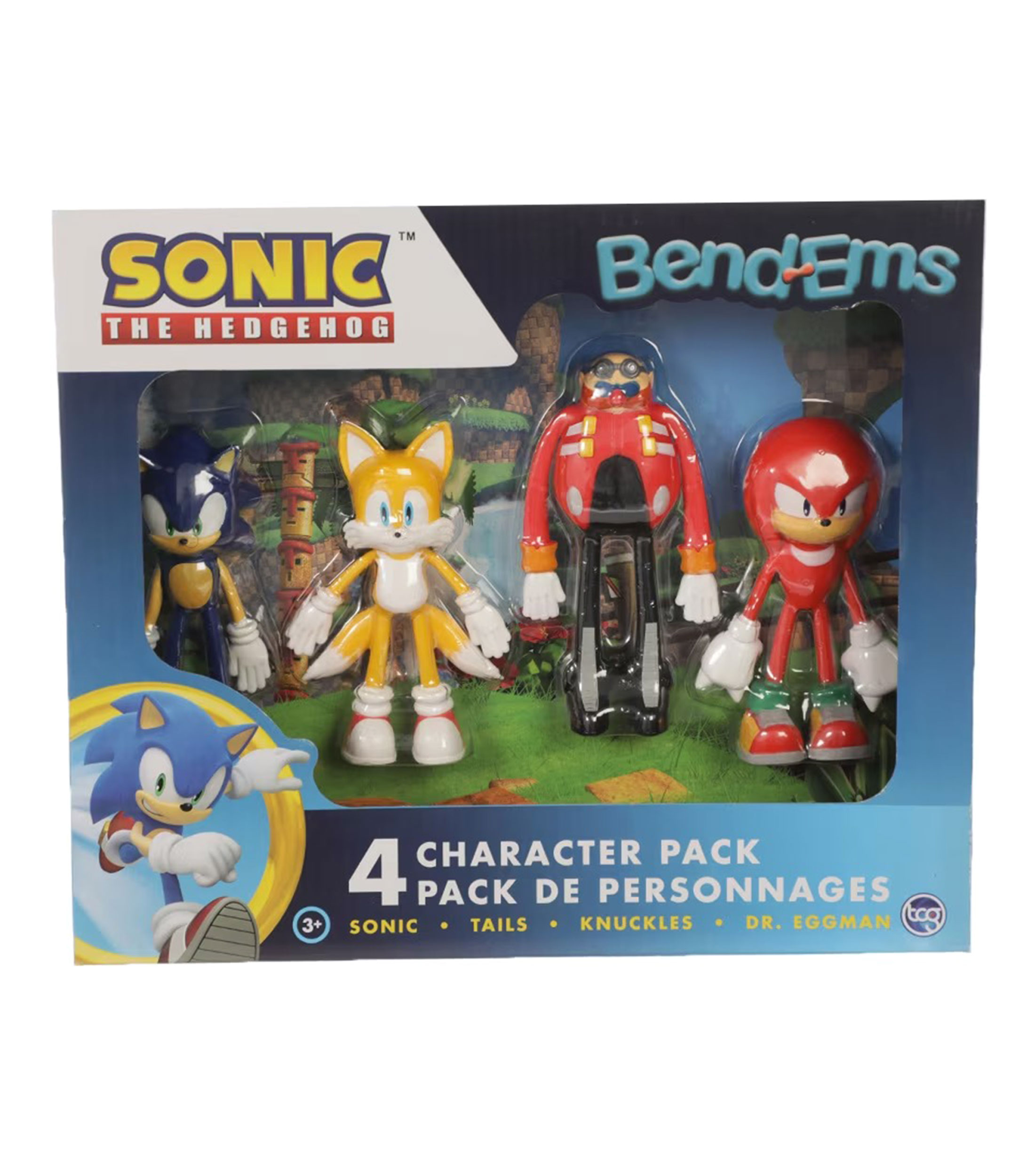 Pack de 4 Figuras Sonic The Hedgehog