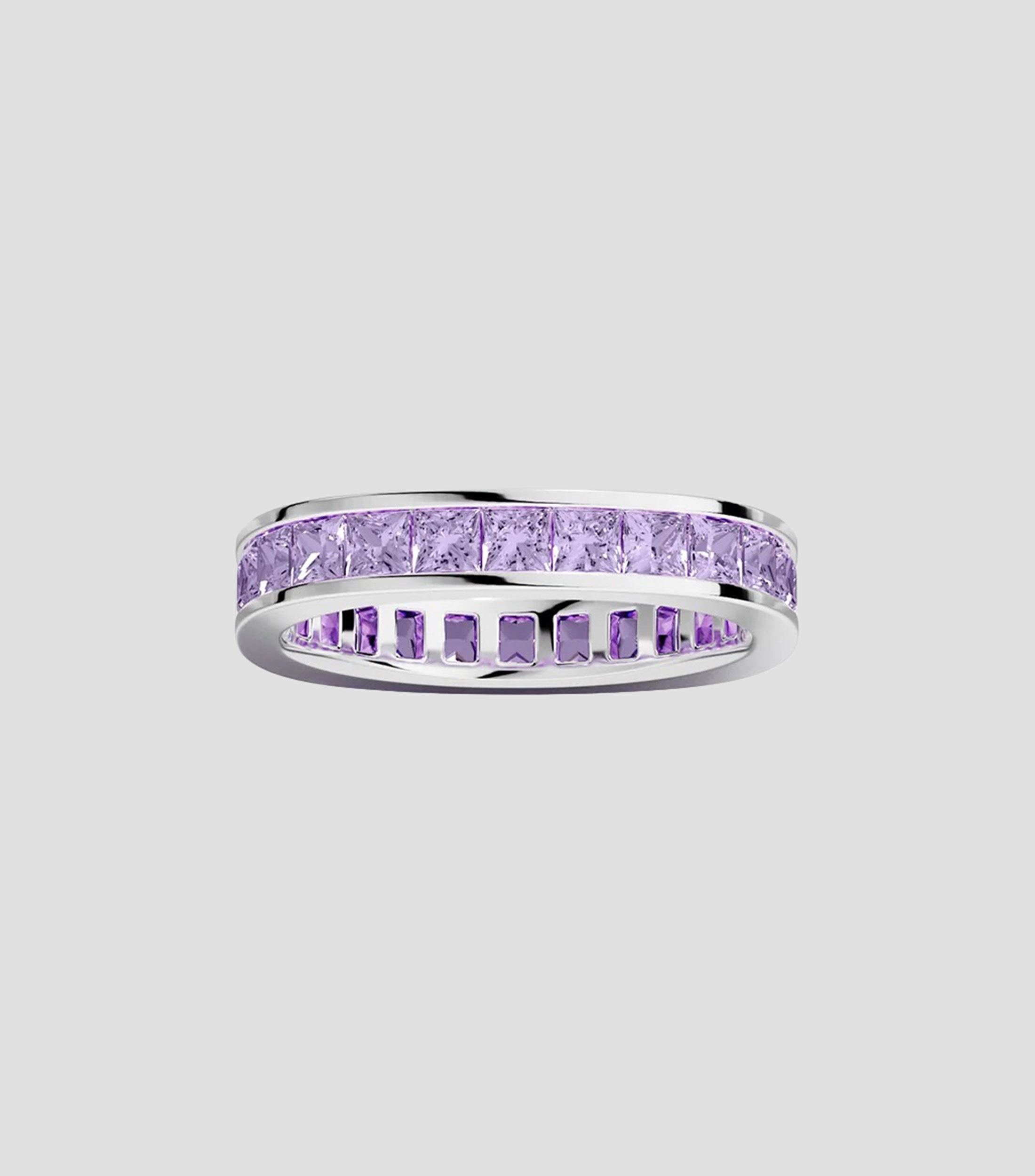 Anillo con circonitas cúbicas Mujer