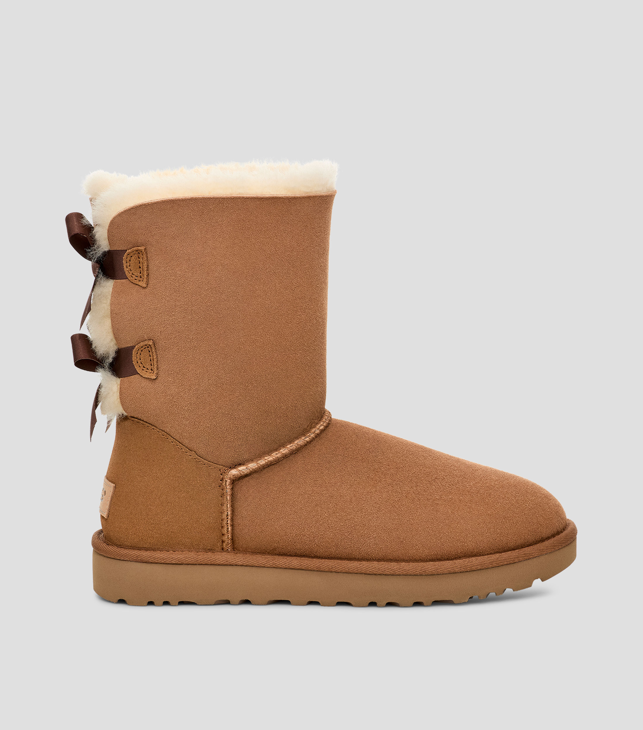 Botas medias Bailey Bow II en gamuza Mujer