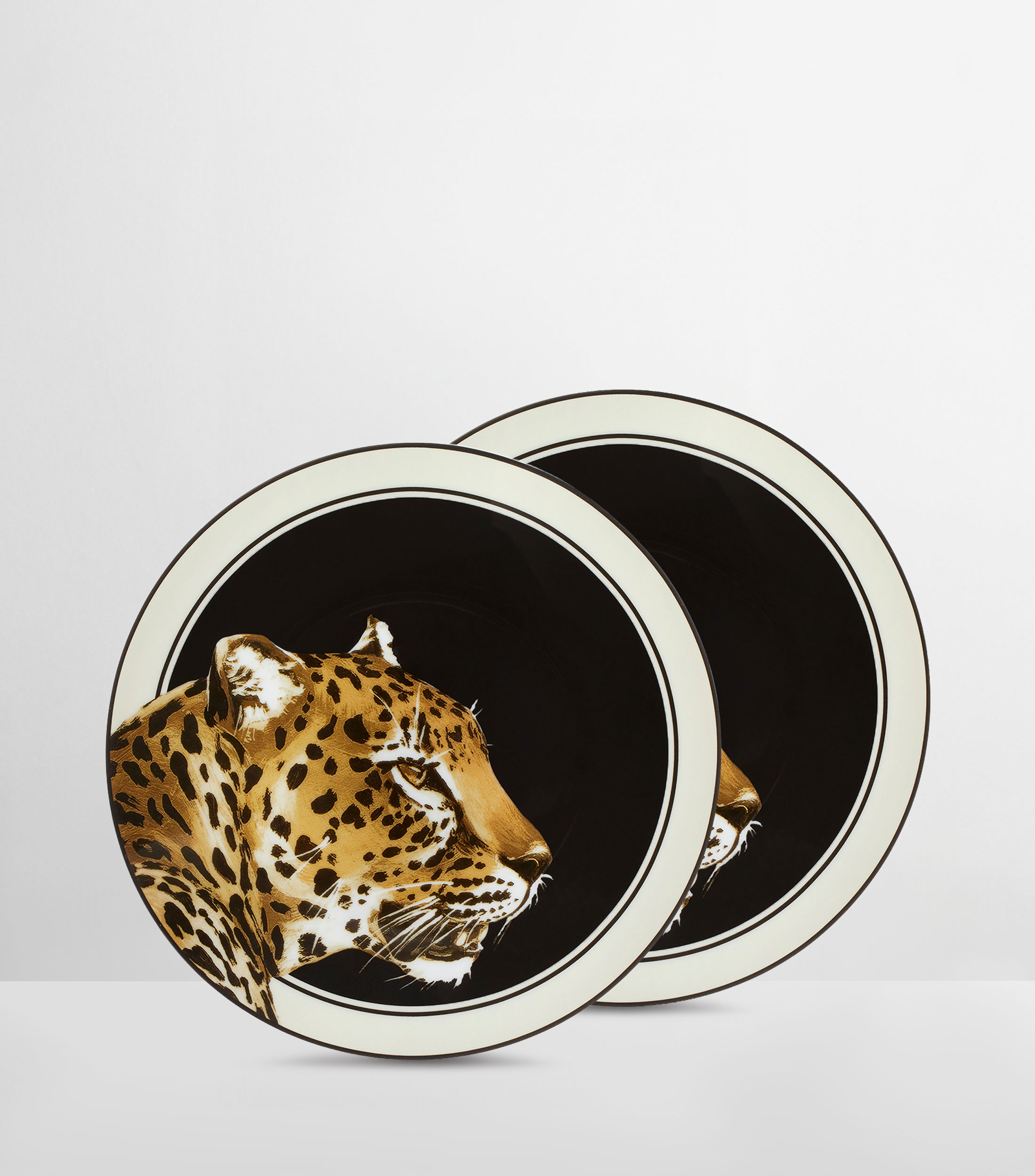 Set 2 Platos para Pan Leopardo