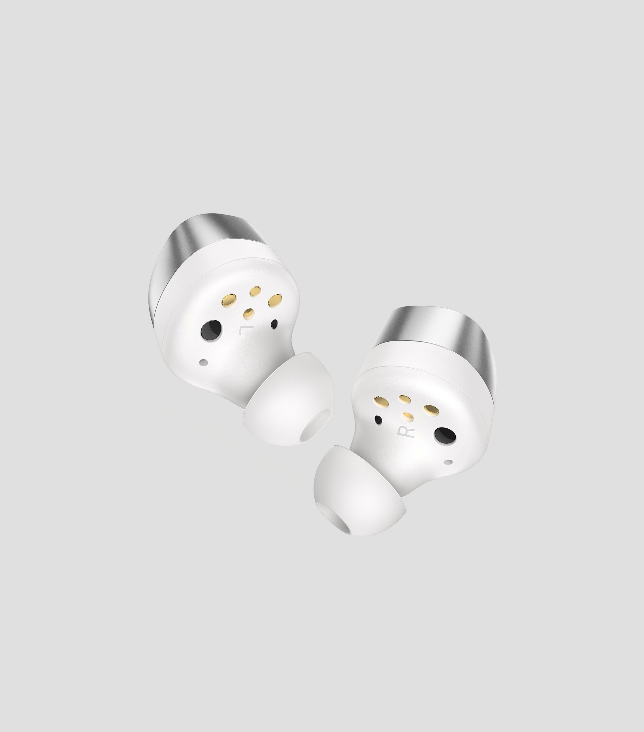 Audifonos Inalámbricos Bluetooth 5.4 Momentum True Wireless 4 Plata