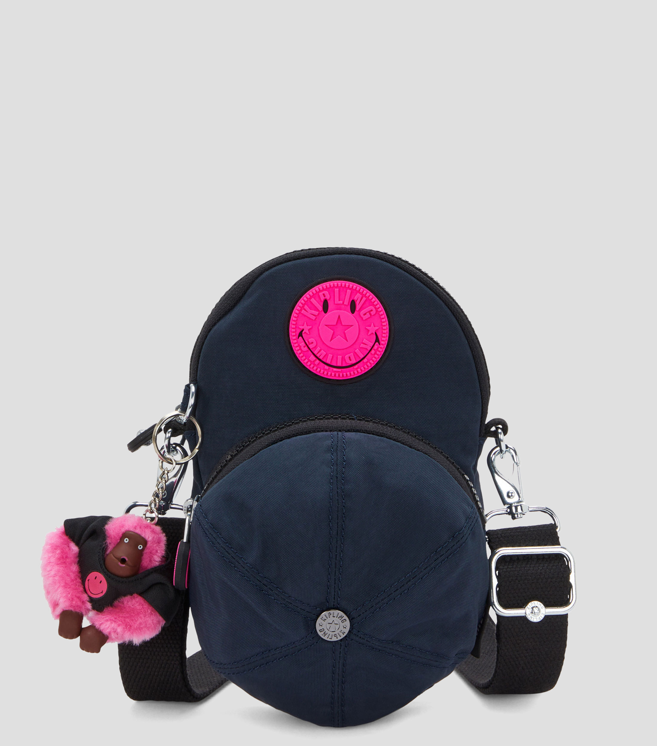 Bolsa crossbody azul y rosa lisa Niña