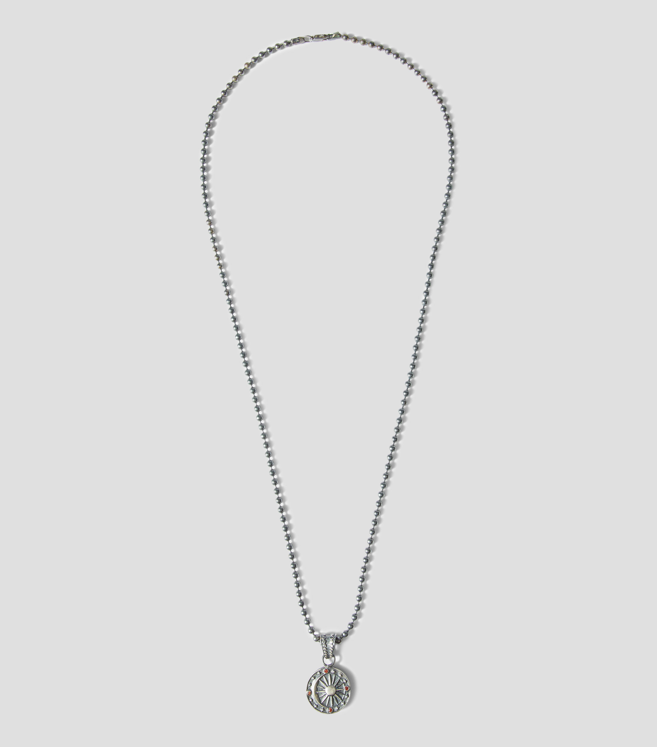 Dije con cadena en plata .925 Cosmic Balance Hombre