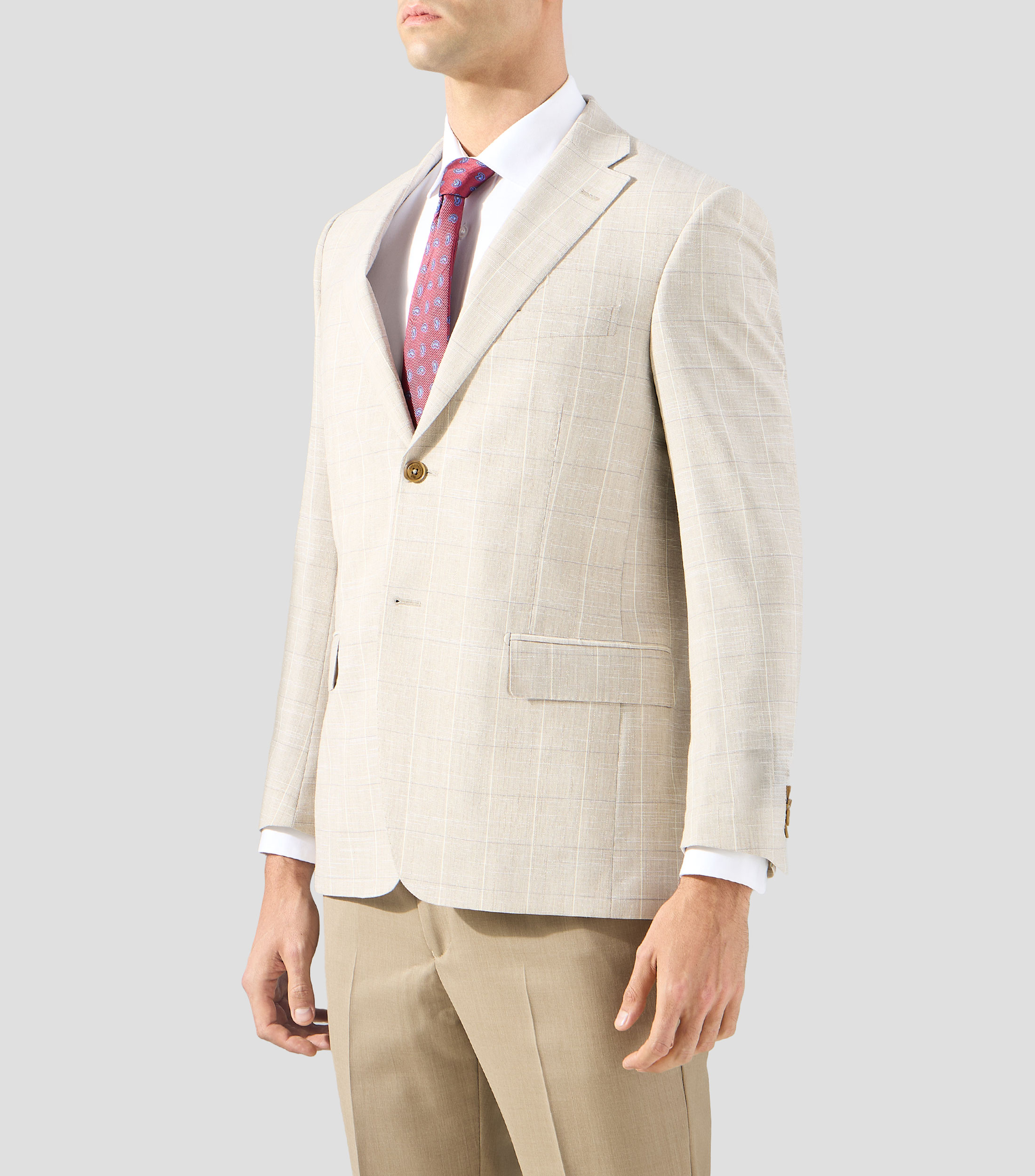 Saco de cuadros Hombre