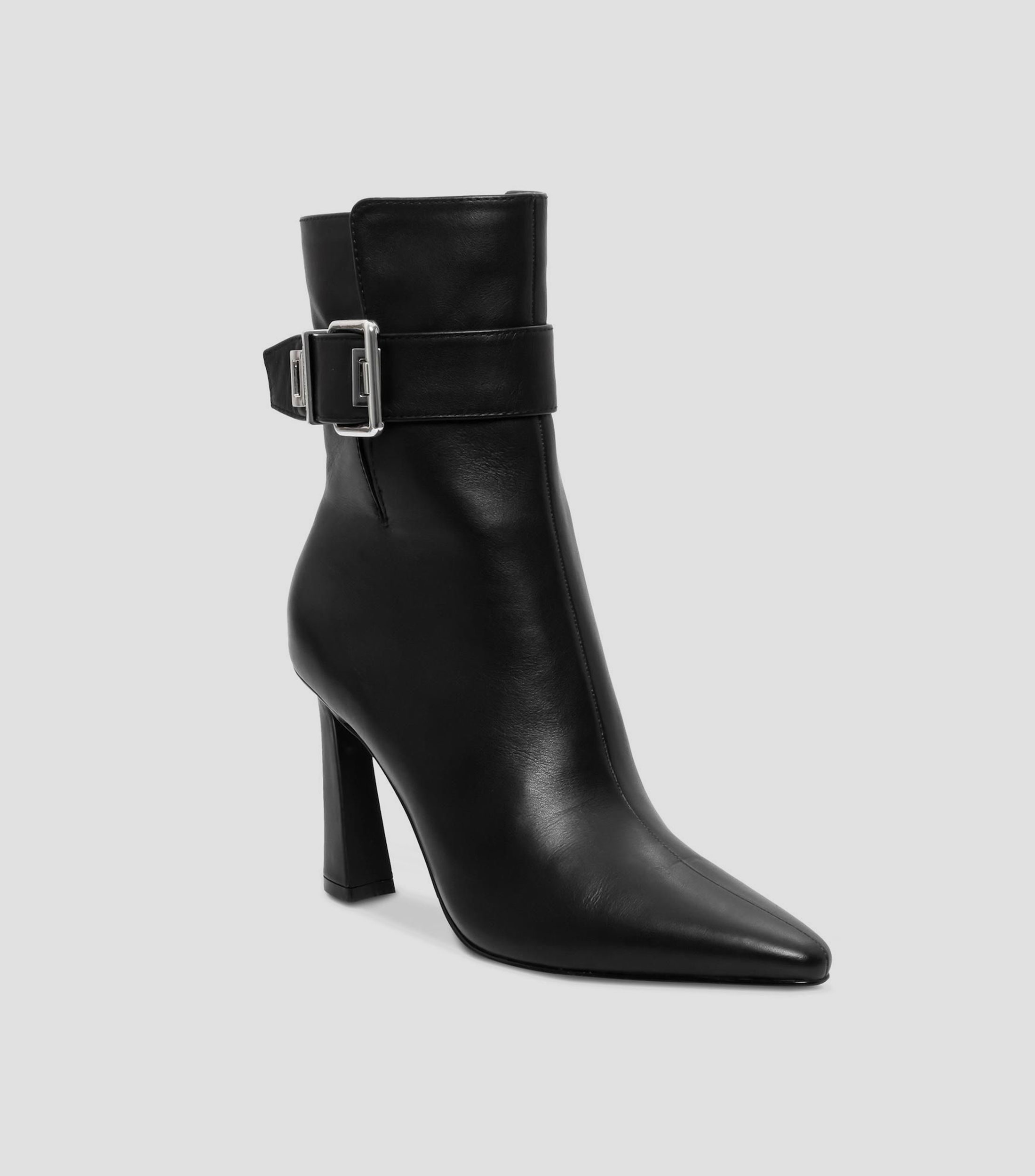 Botines ankle Sultri en piel con tacón alto delgado Mujer