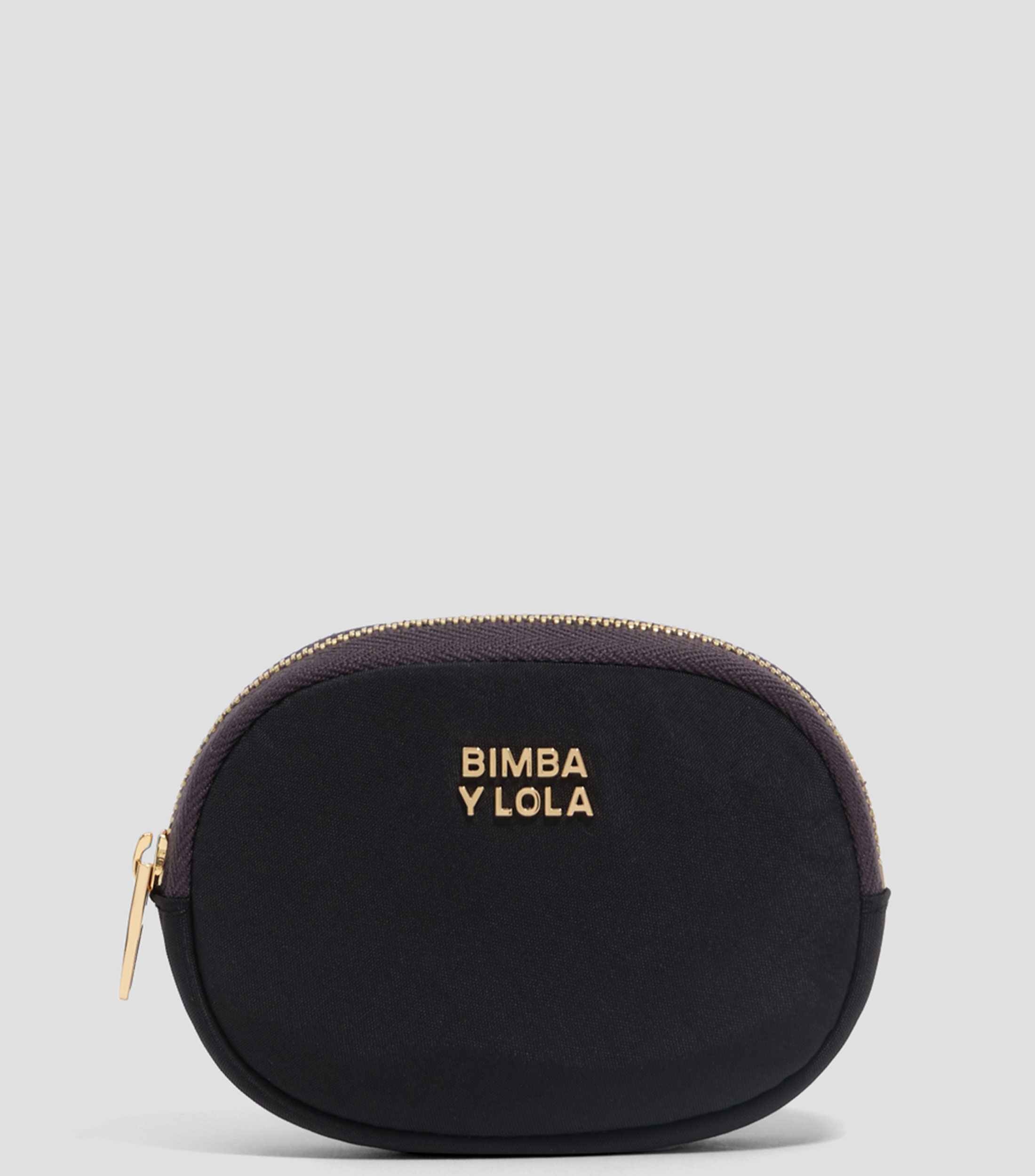 Monedero nylon negro Mujer