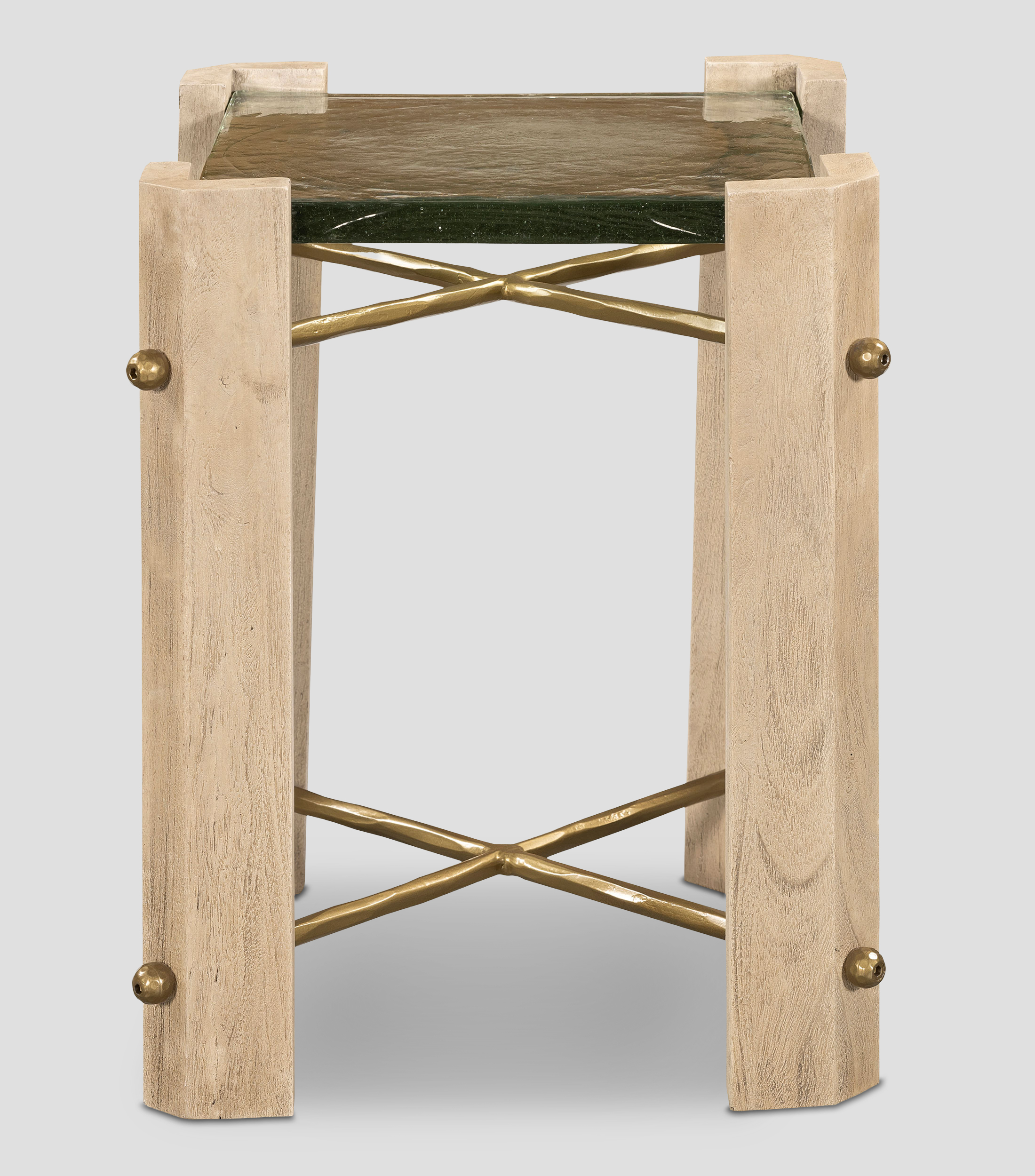 Mesa Auxiliar Geo Glassg en madera