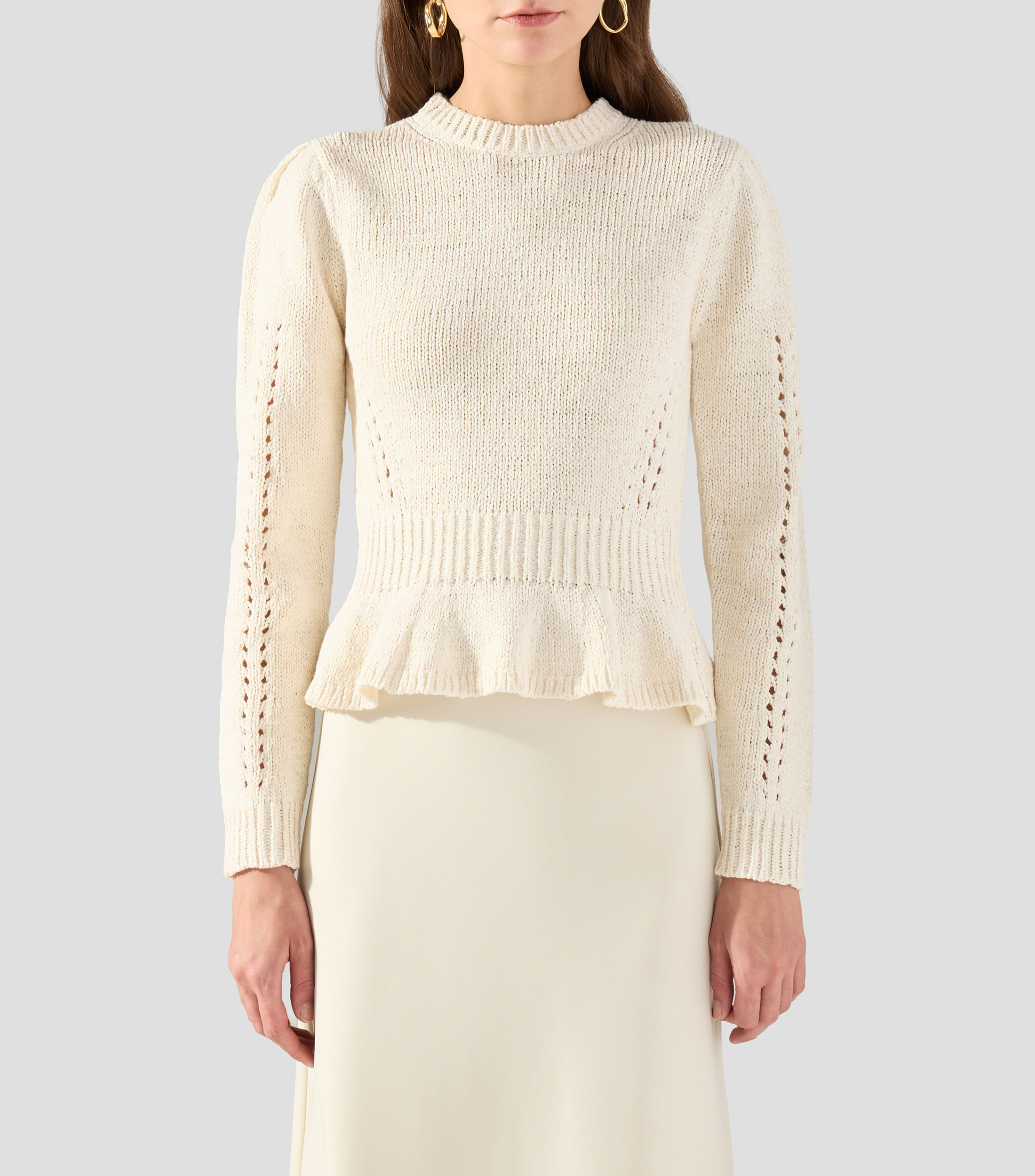 Suéter cuello redondo Mujer