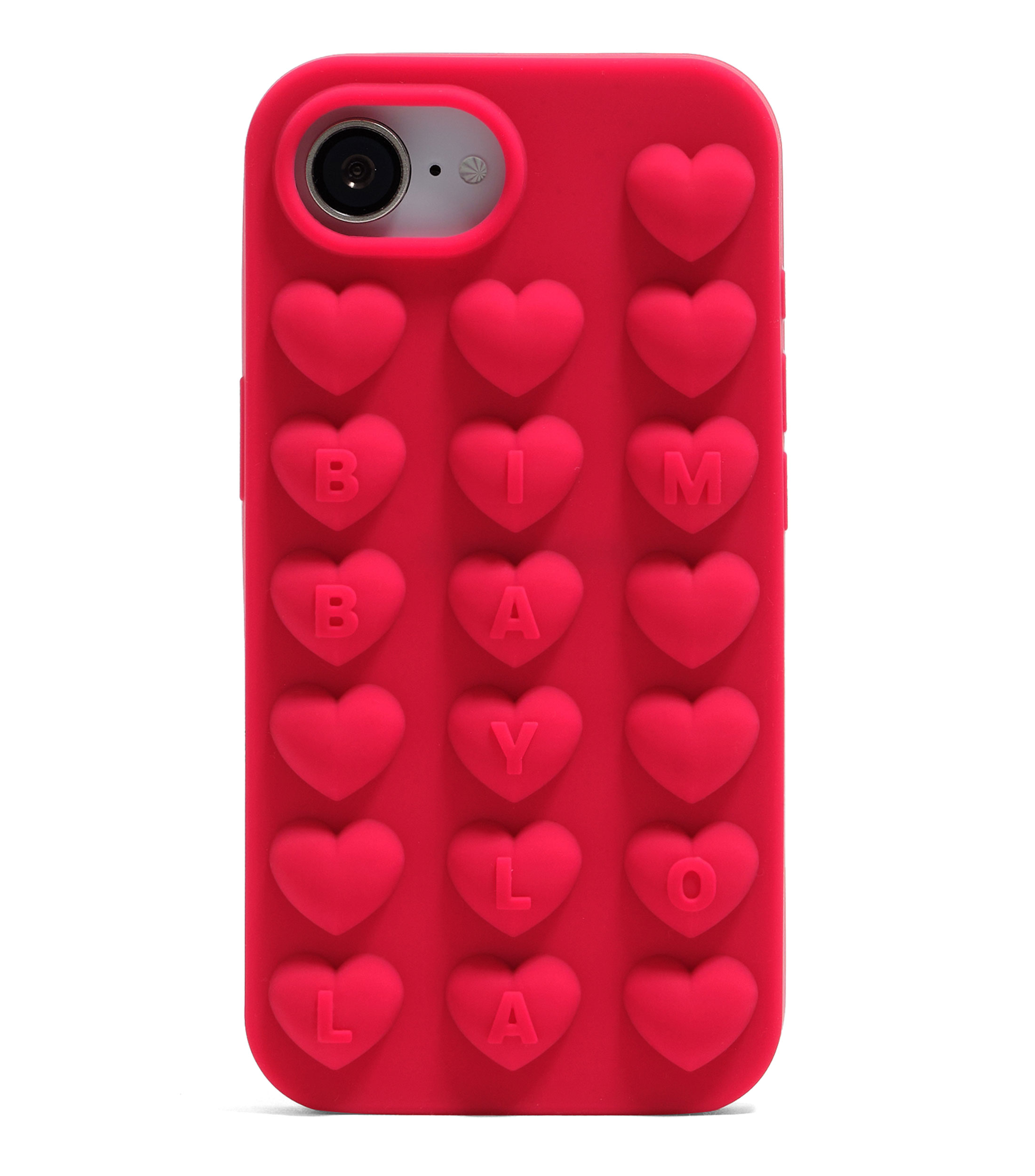 Funda silicona iPhone 16e frambuesa