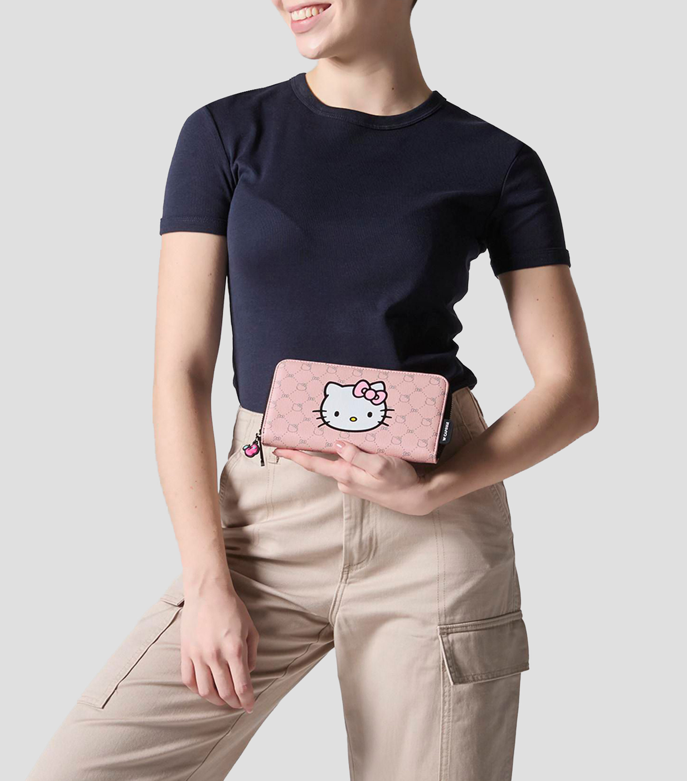 Cartera rosa Hello Kitty estampada Niña