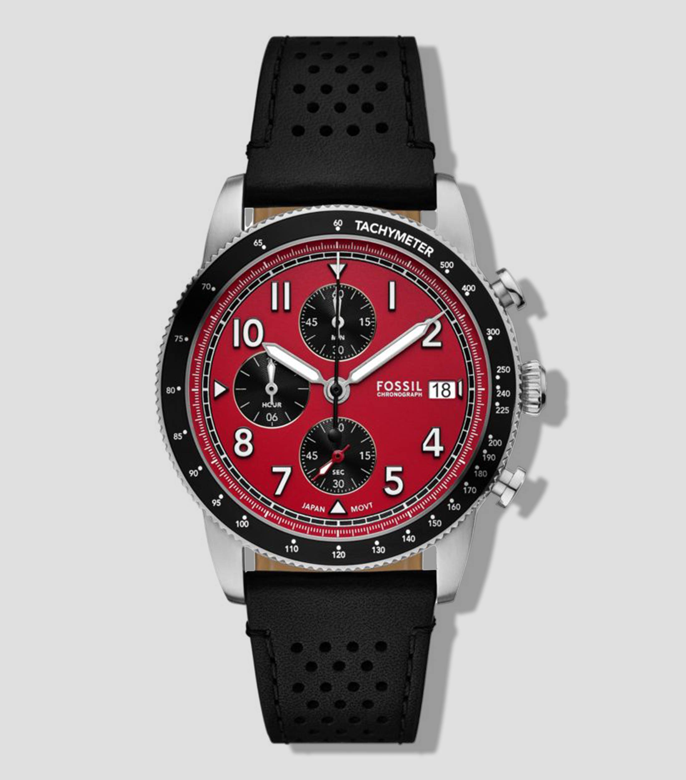 Reloj para Hombre Sport Tourer casual plateado, negro