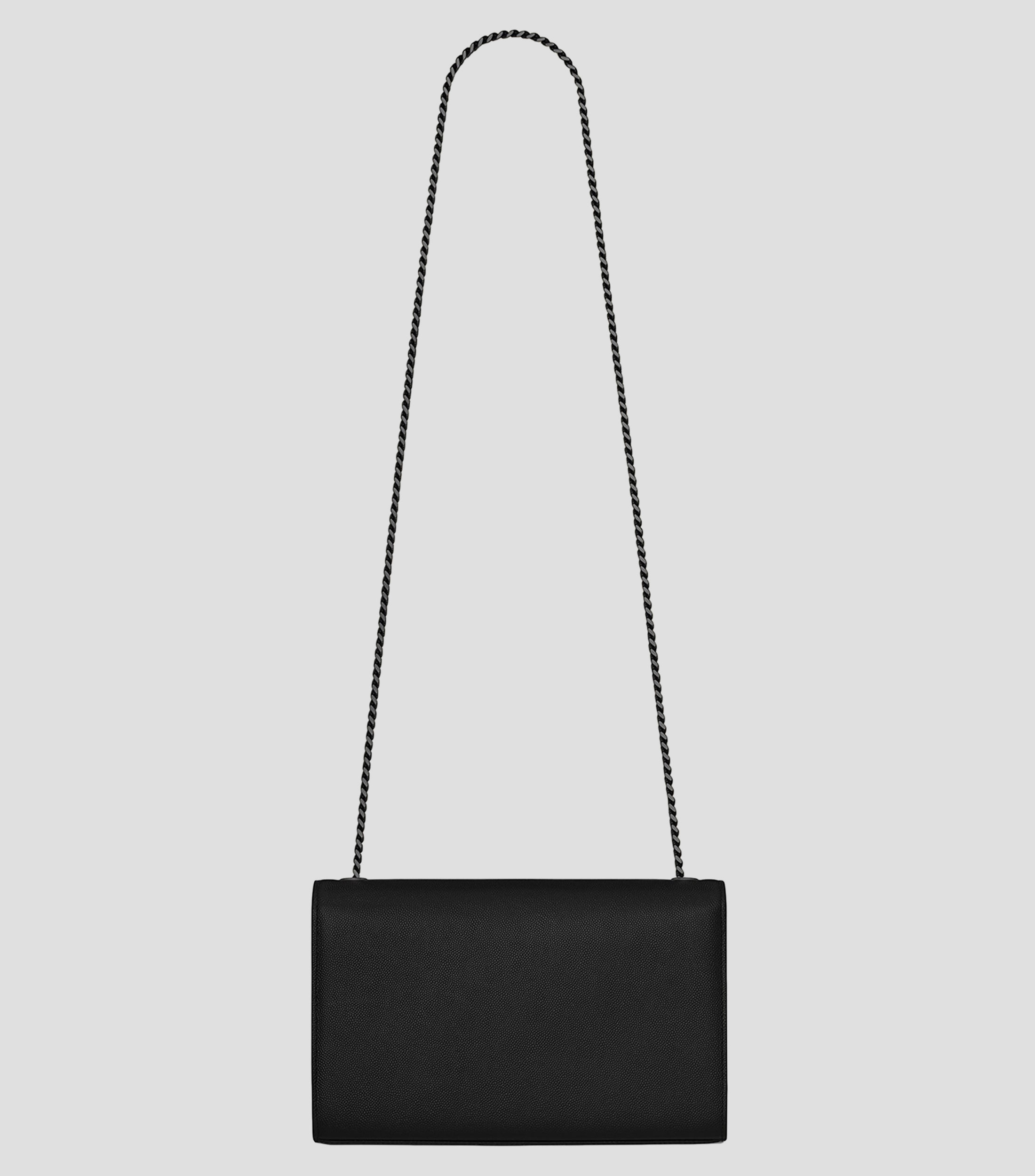 Bolsa crossbody Kate en piel negro Mujer