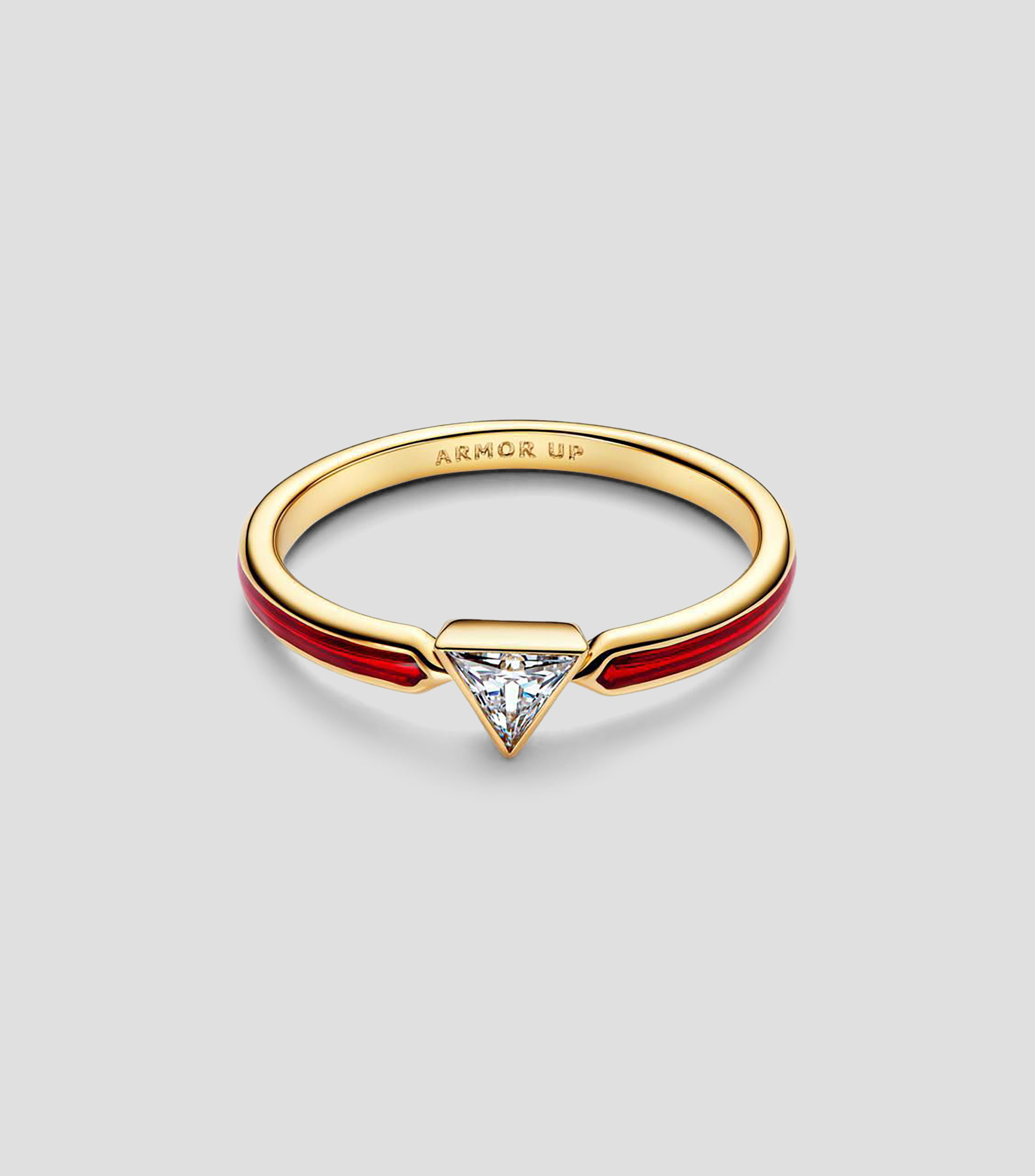Anillo en plata Iron Man con circonitas Mujer