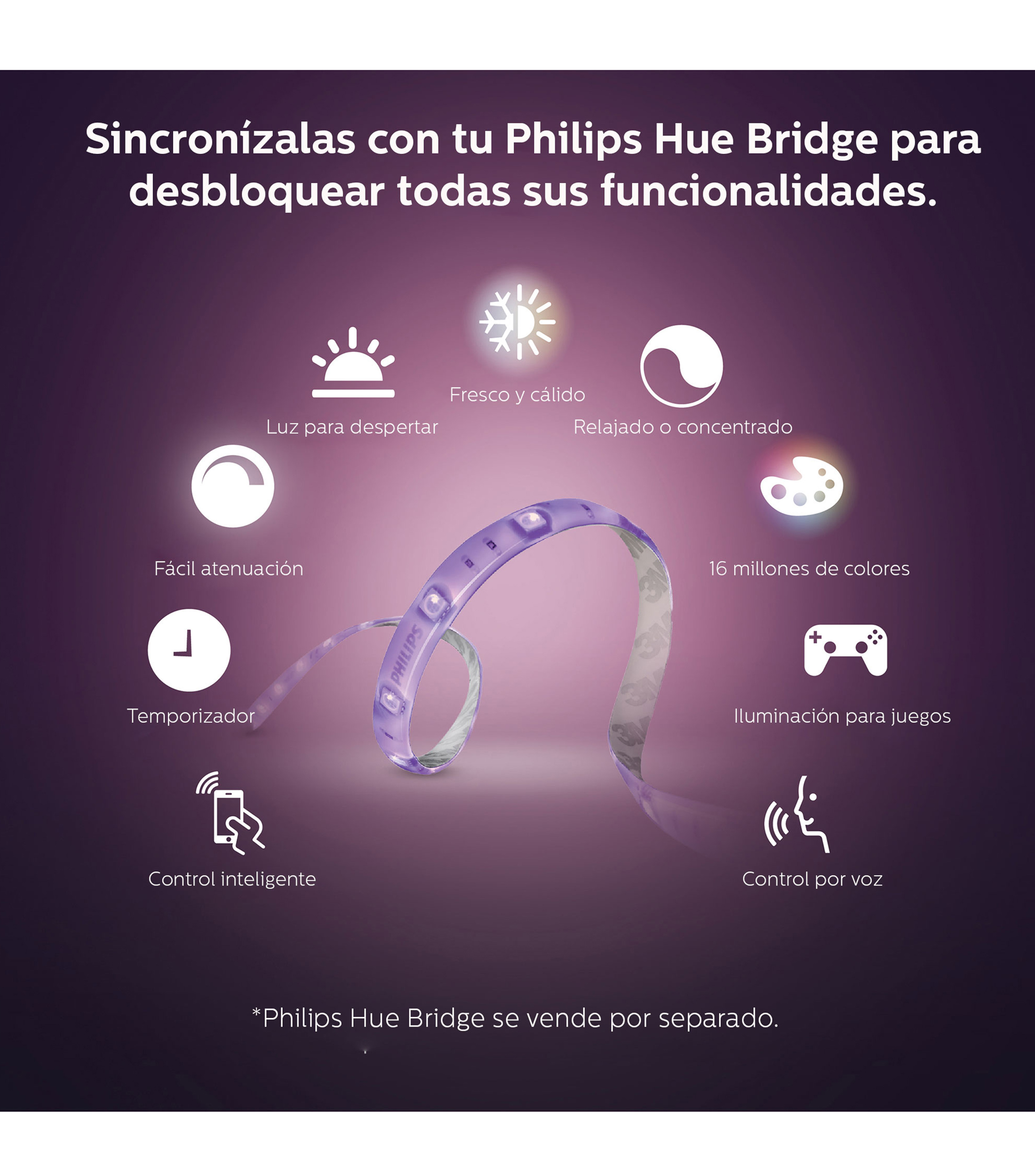 Extension Tira de Luz, 1 metro