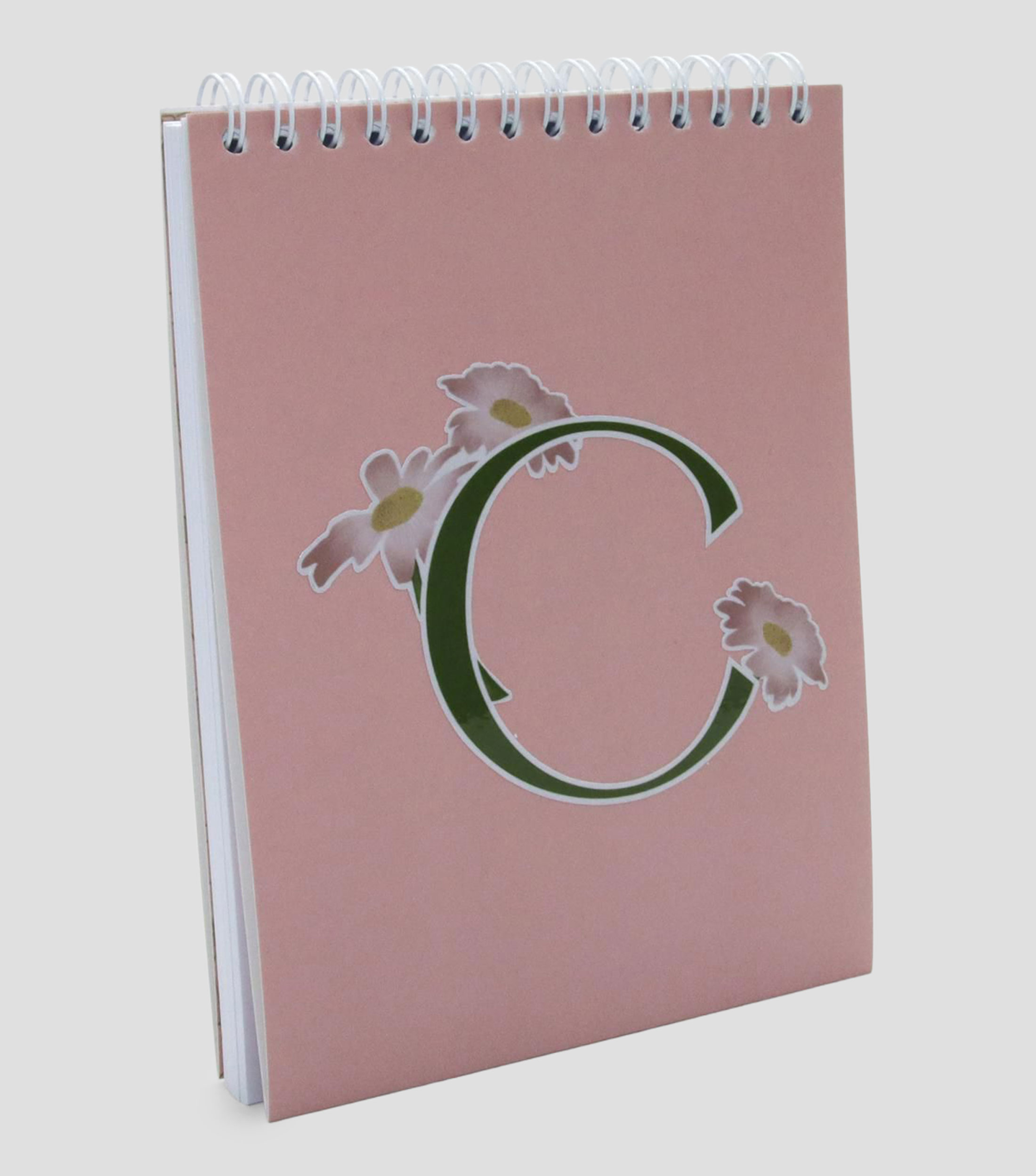 Libreta mediana inicial "C", hojas raya