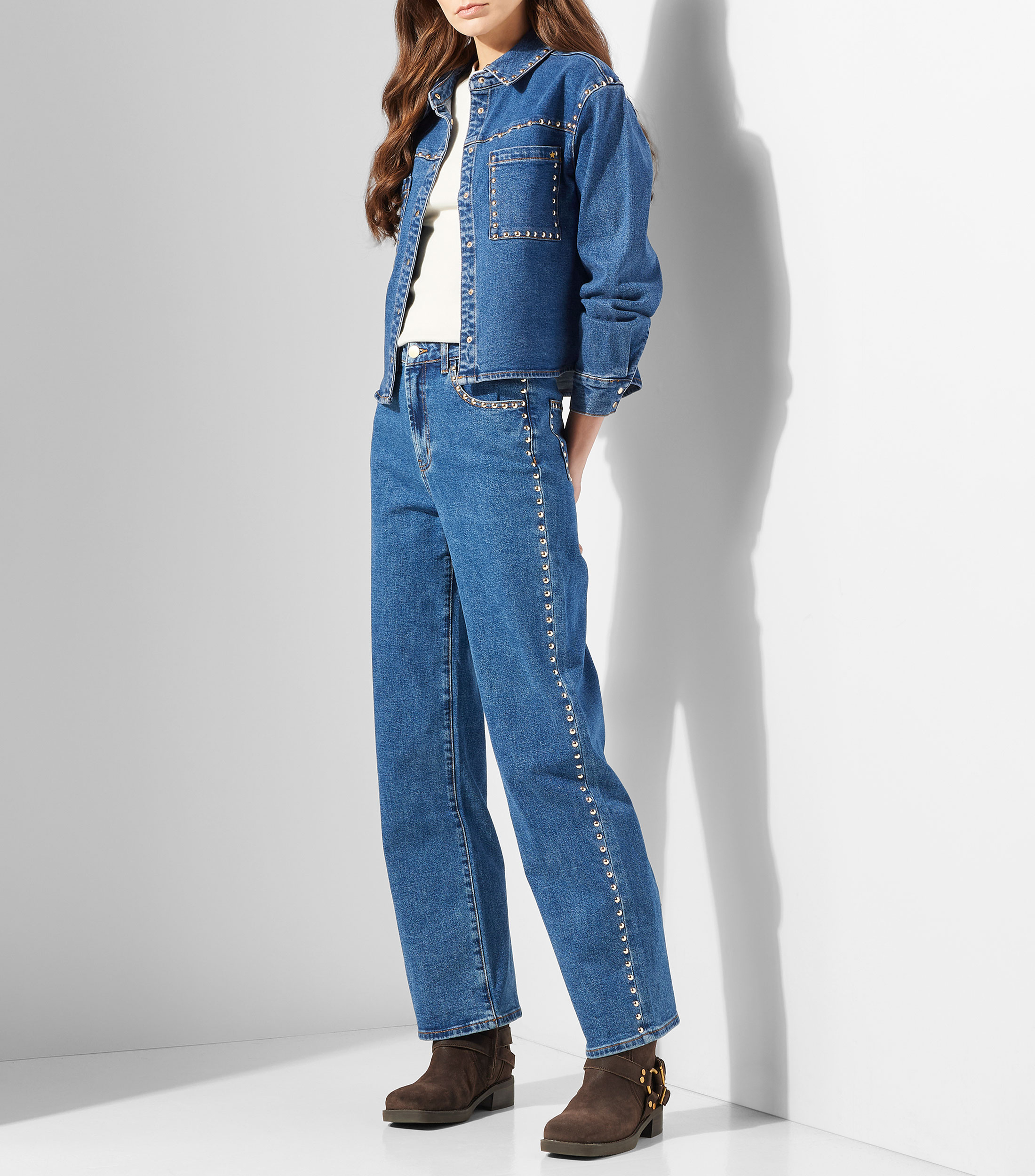 Jeans wideleg Mujer
