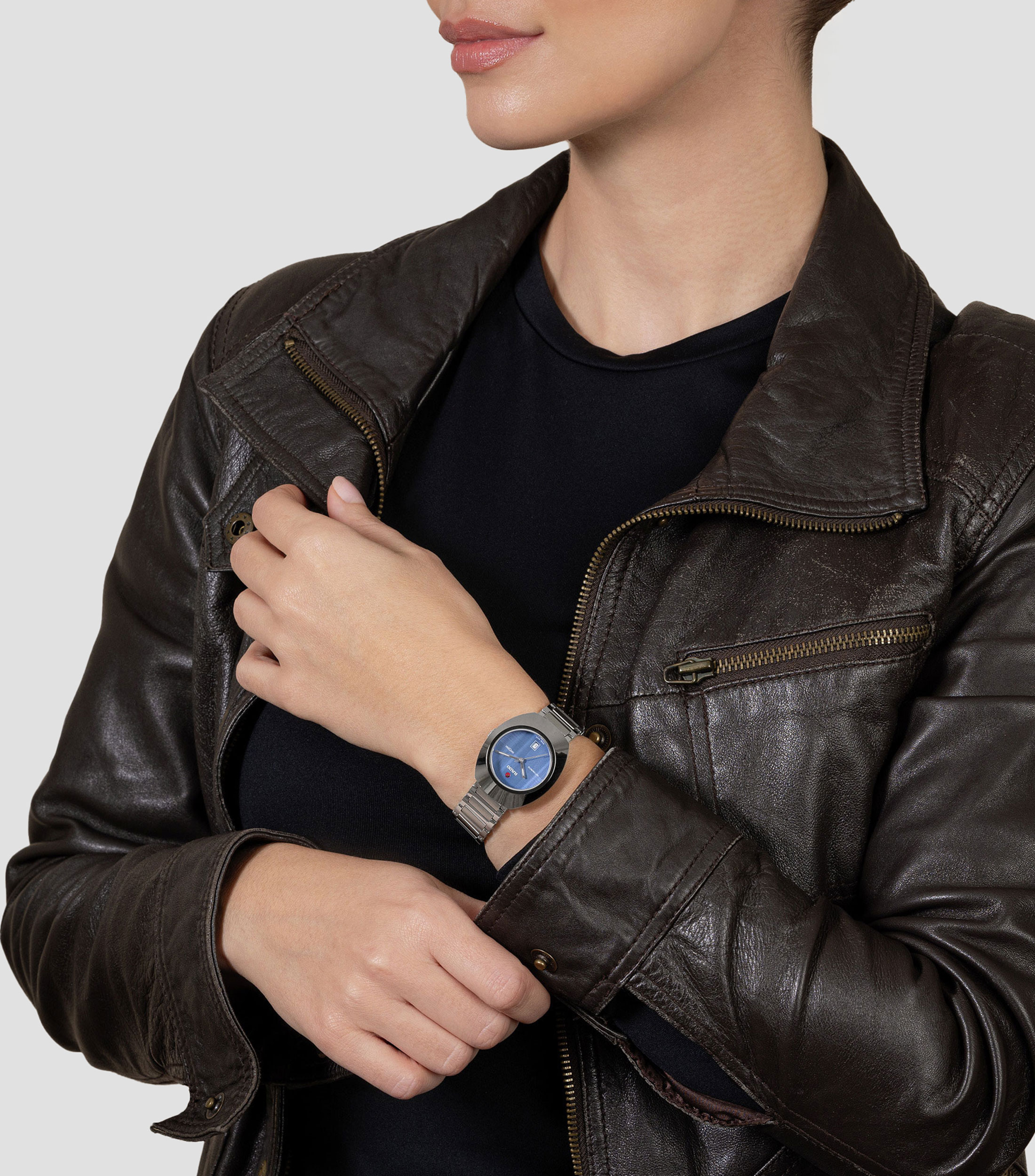 Reloj para mujer DiaStar Original Casual Plateado