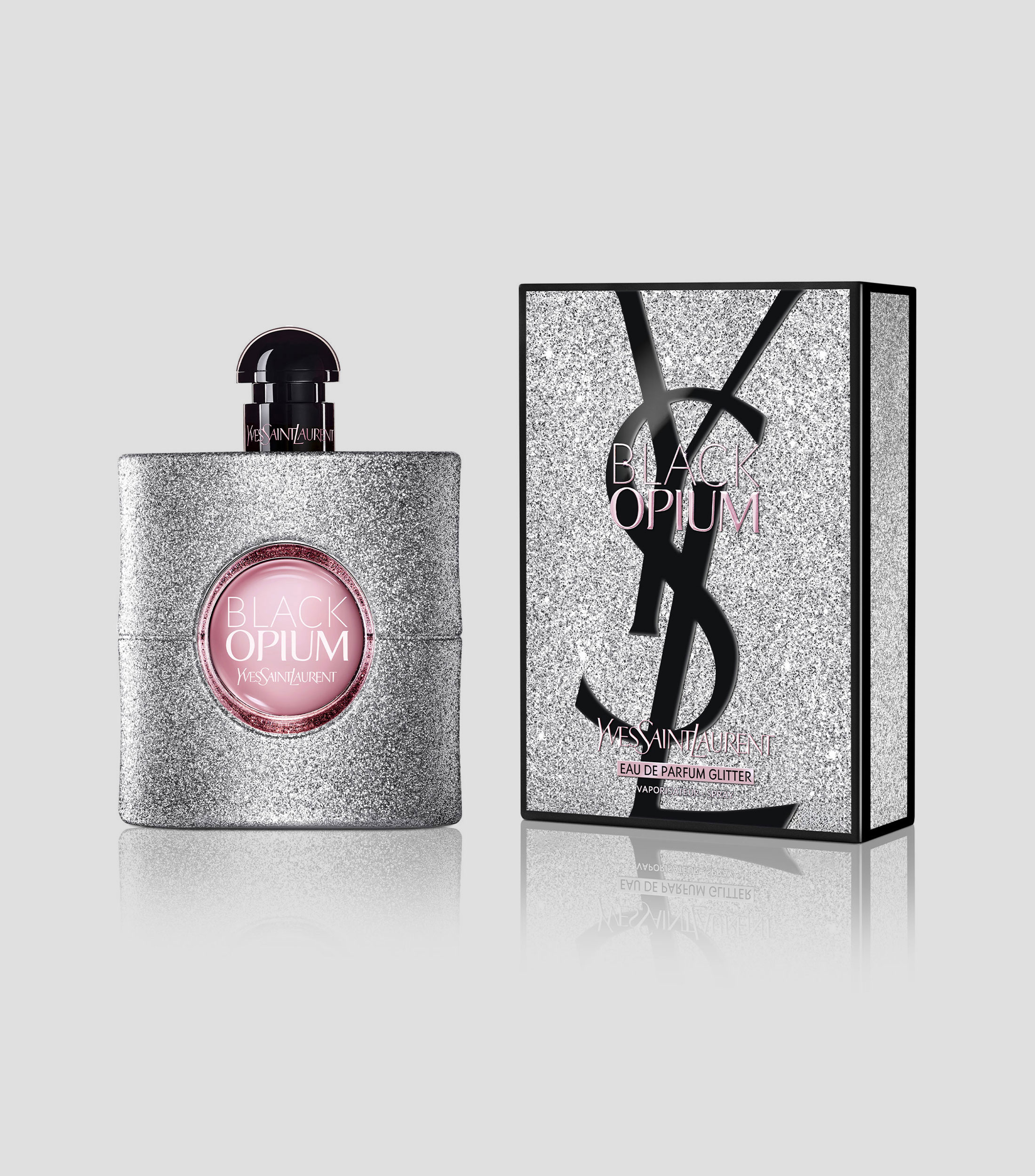 Perfume Black Opium Glitter, Eau de Parfum 90 ml para Mujer