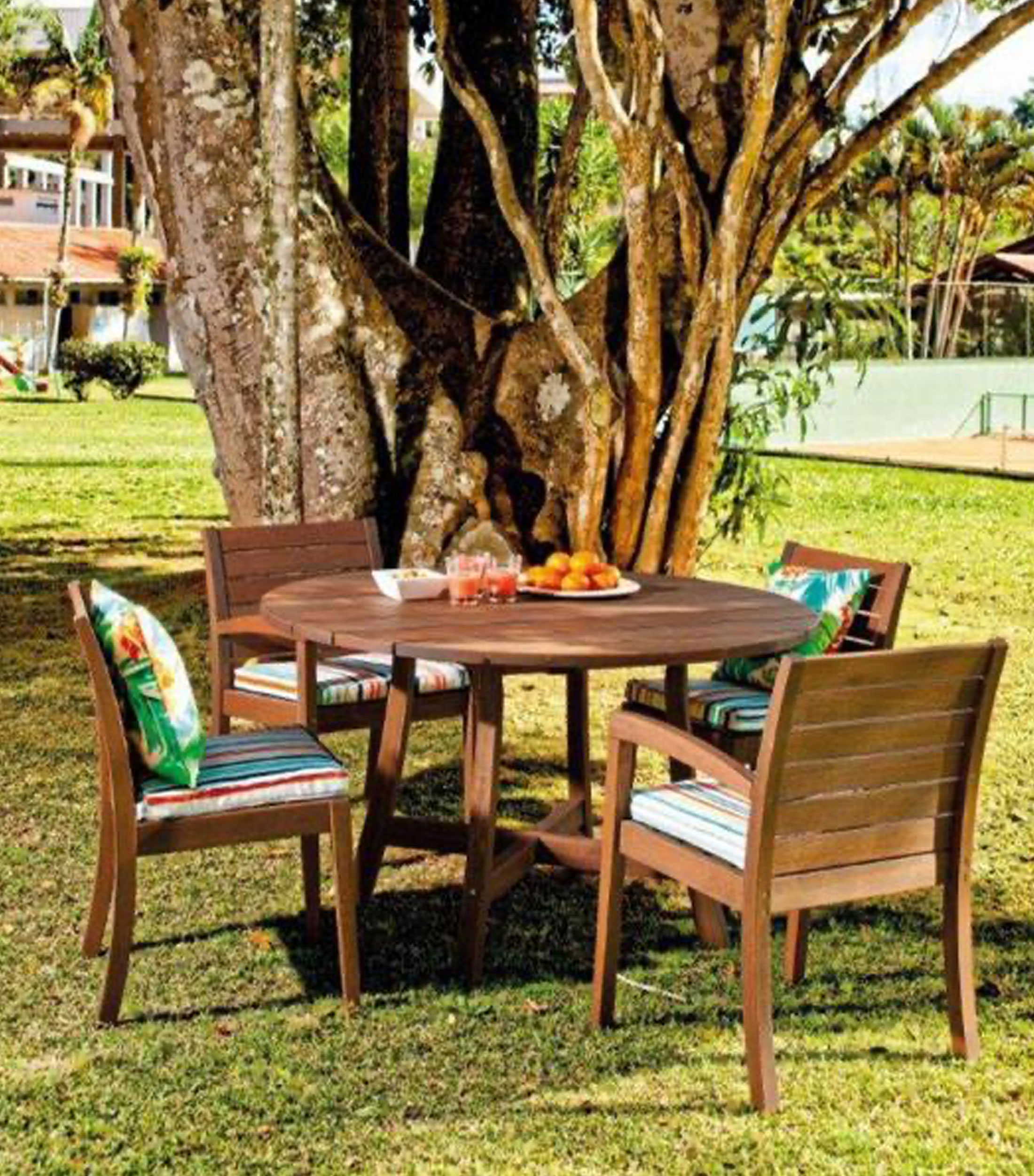 Mesa de Comedor para exterior Vilarica en madera