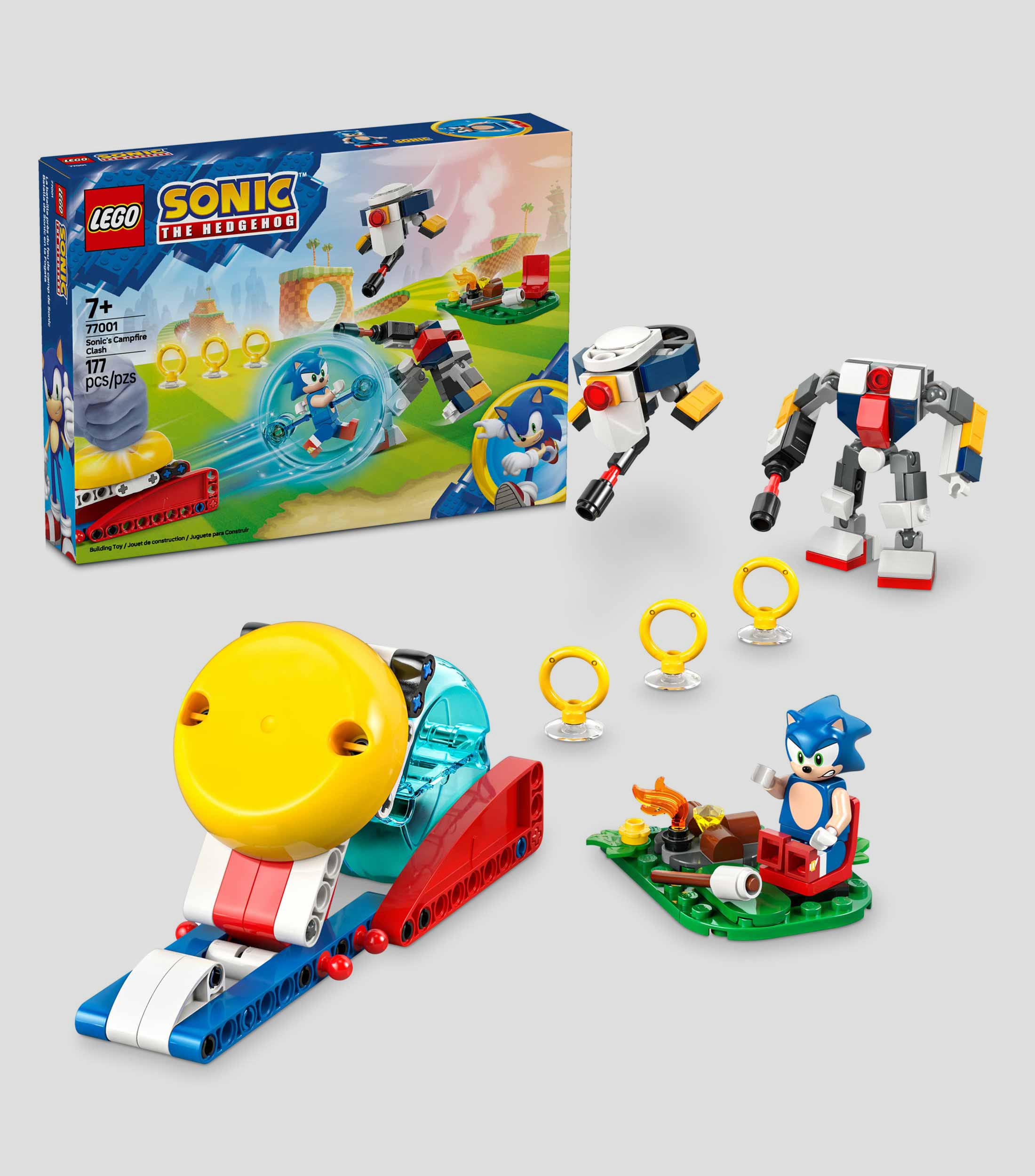 Lego Sonic the Hedgehog Batalla de Sonic en la Fogata 77001