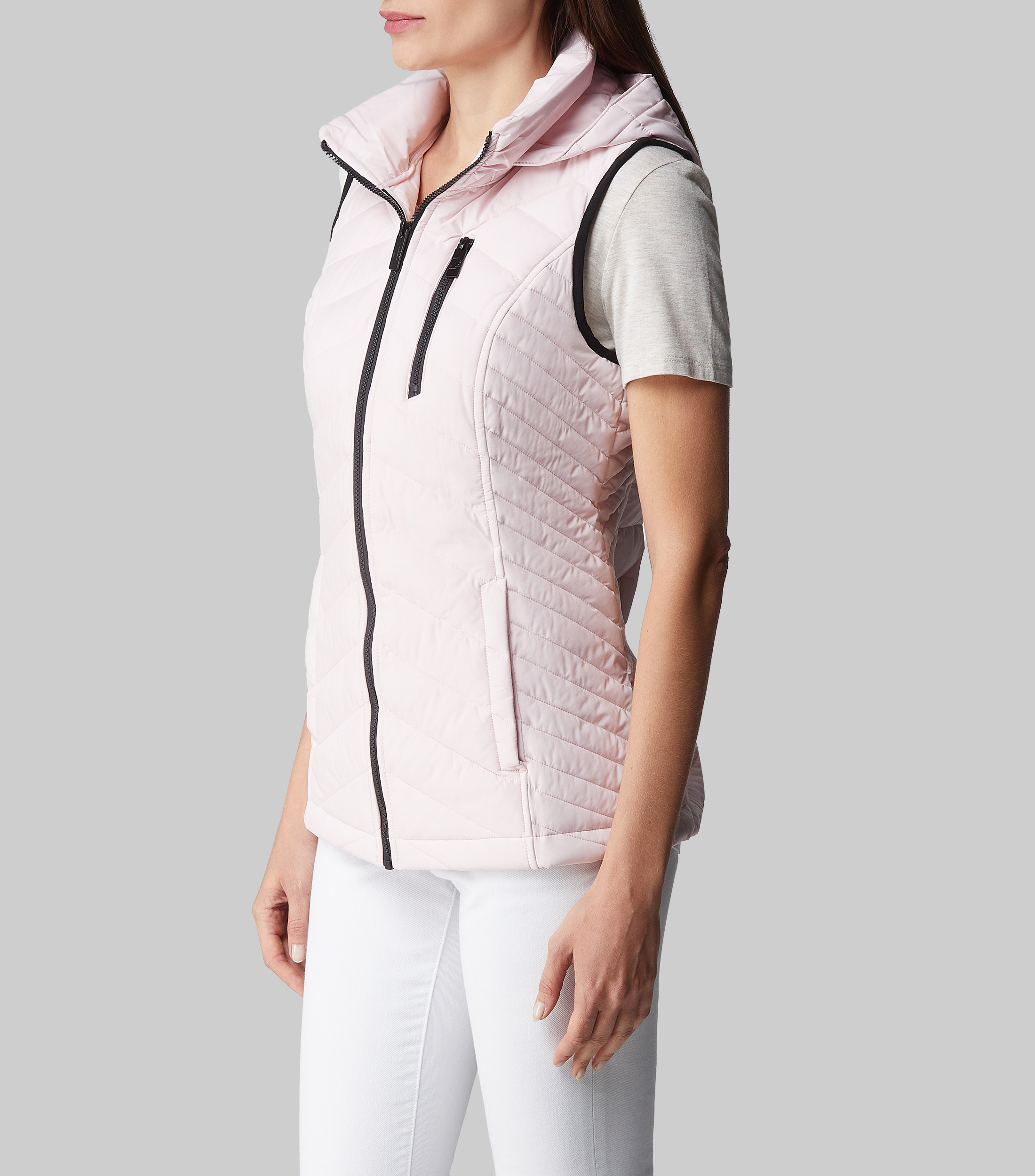 Set De Ropa Para Muñeca Bebé – Chaleco Con Capucha, Top Blanco Y Pantalones Rosa, Talla 35-46 Cm