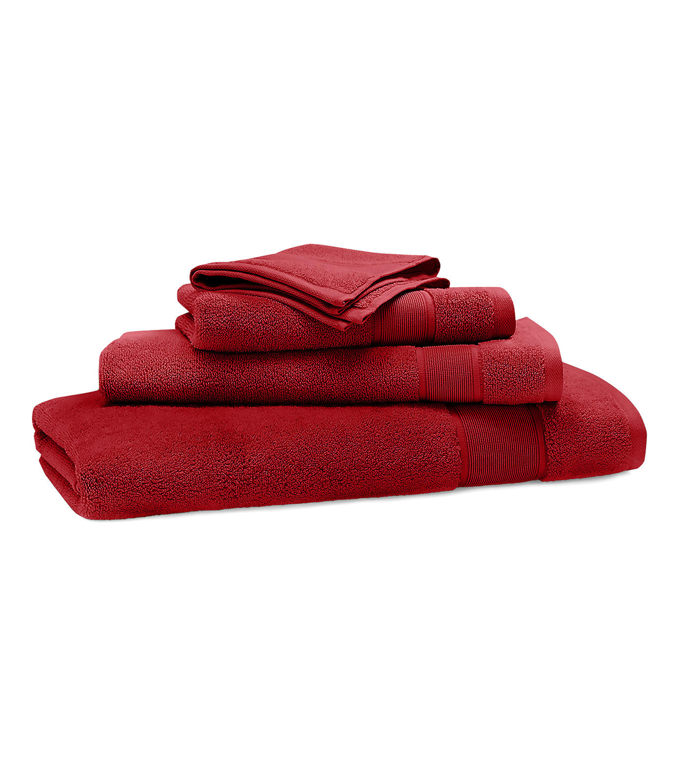 Tapete de baño rojo rectangular
