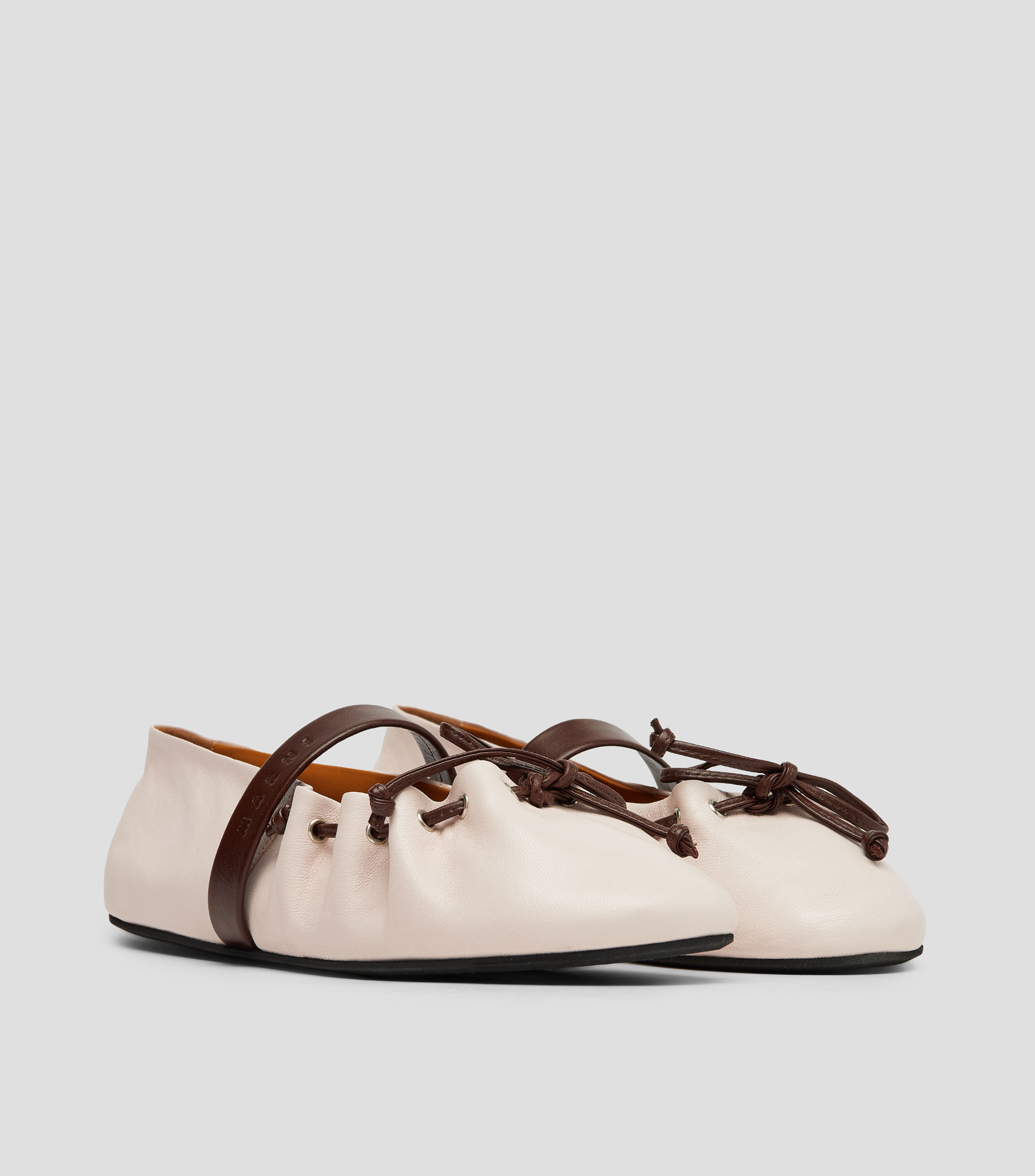Flats en piel Mujer