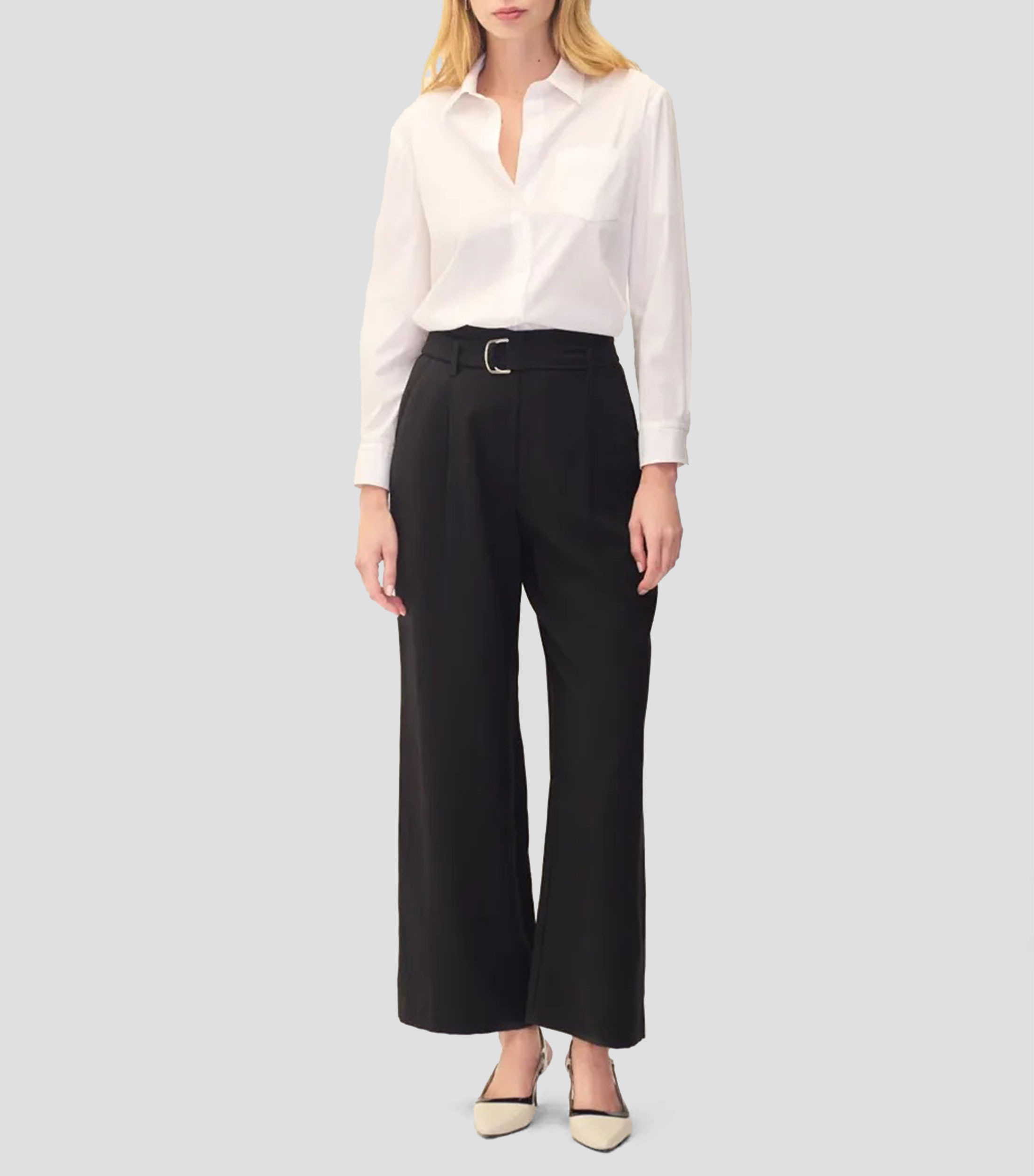 Camisa Alforzas En Puno Mujer