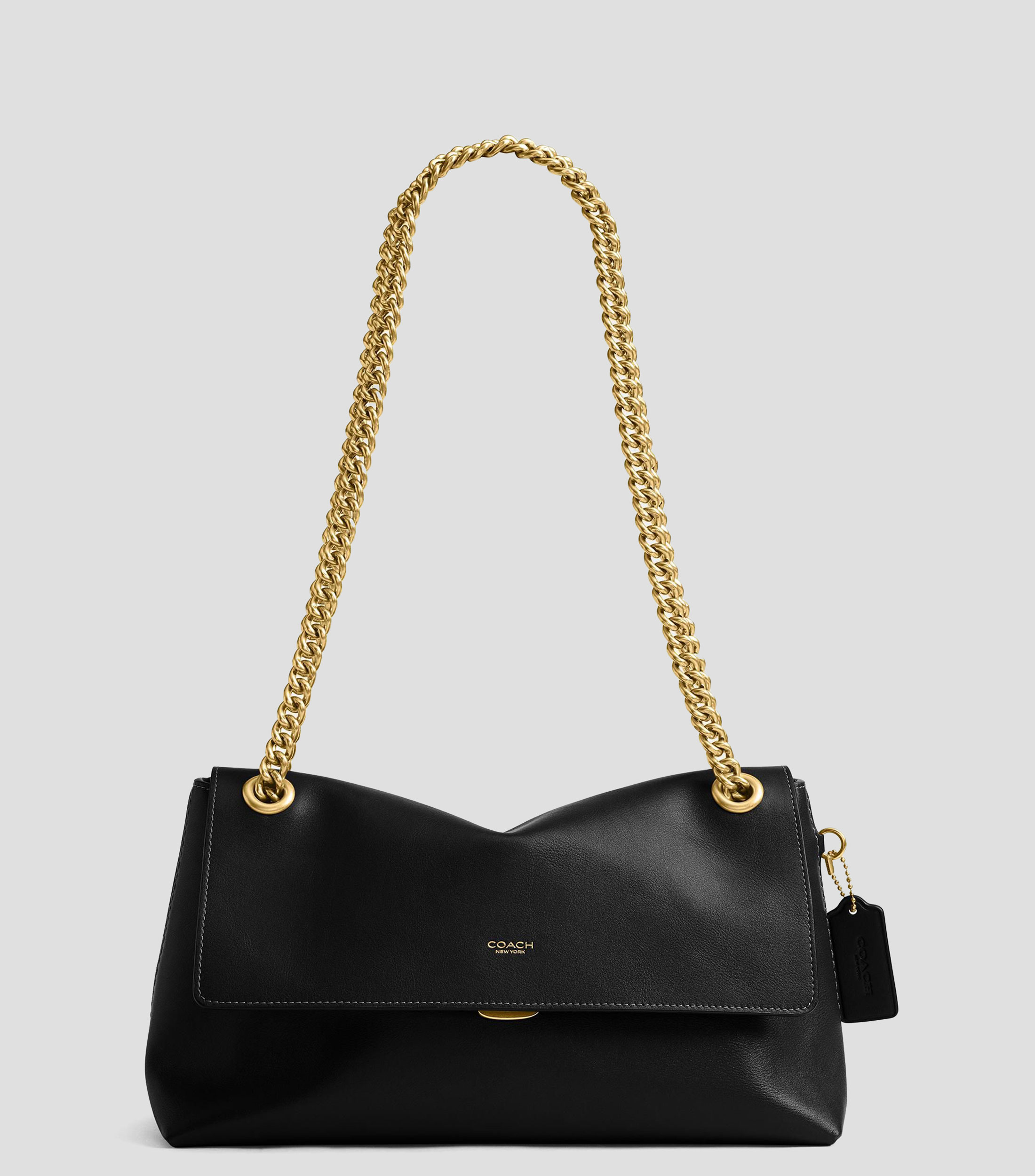 Bolsa shoulder en piel lisa Mujer