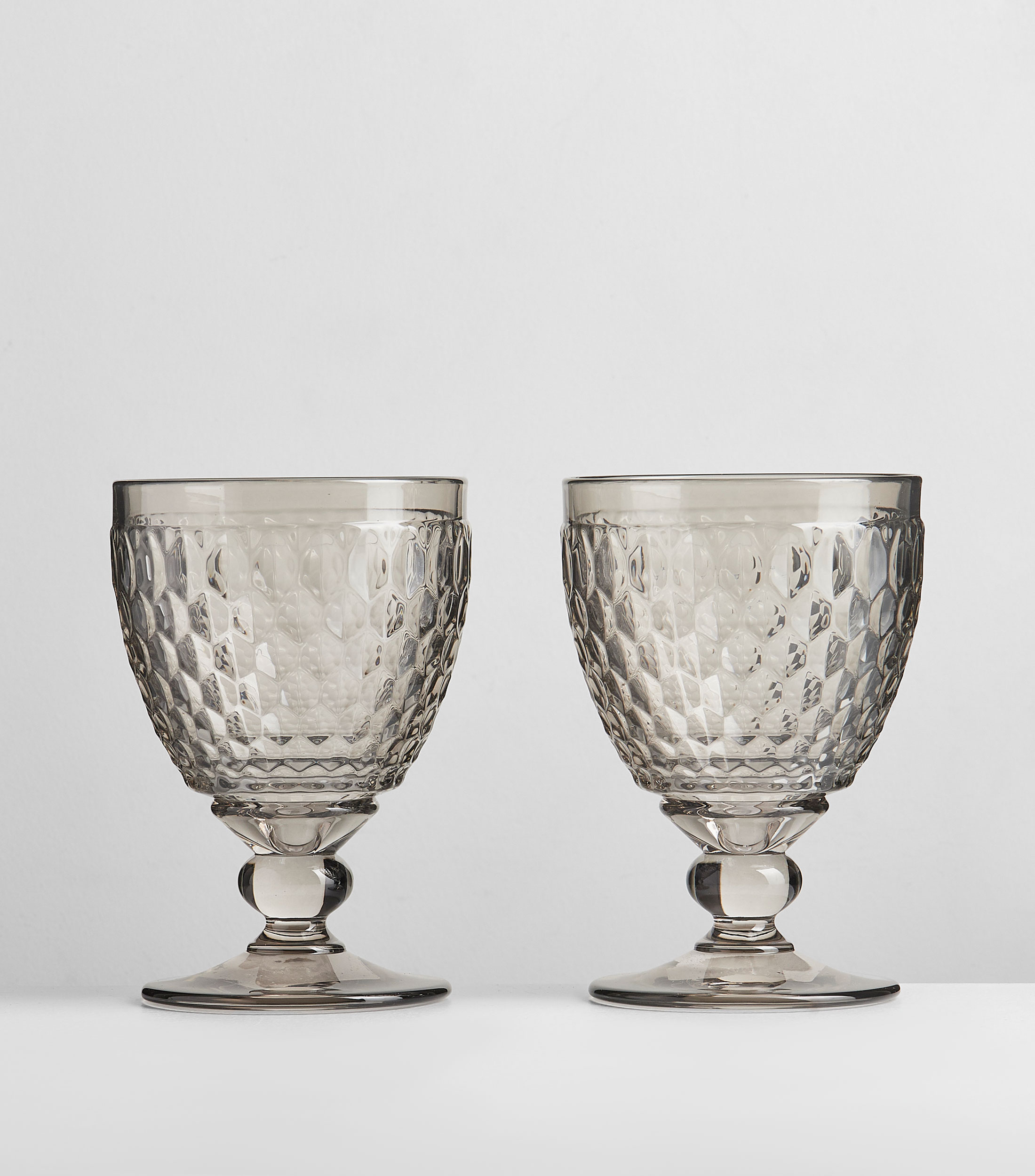 Set 4 copas para vino tinto Boston gris