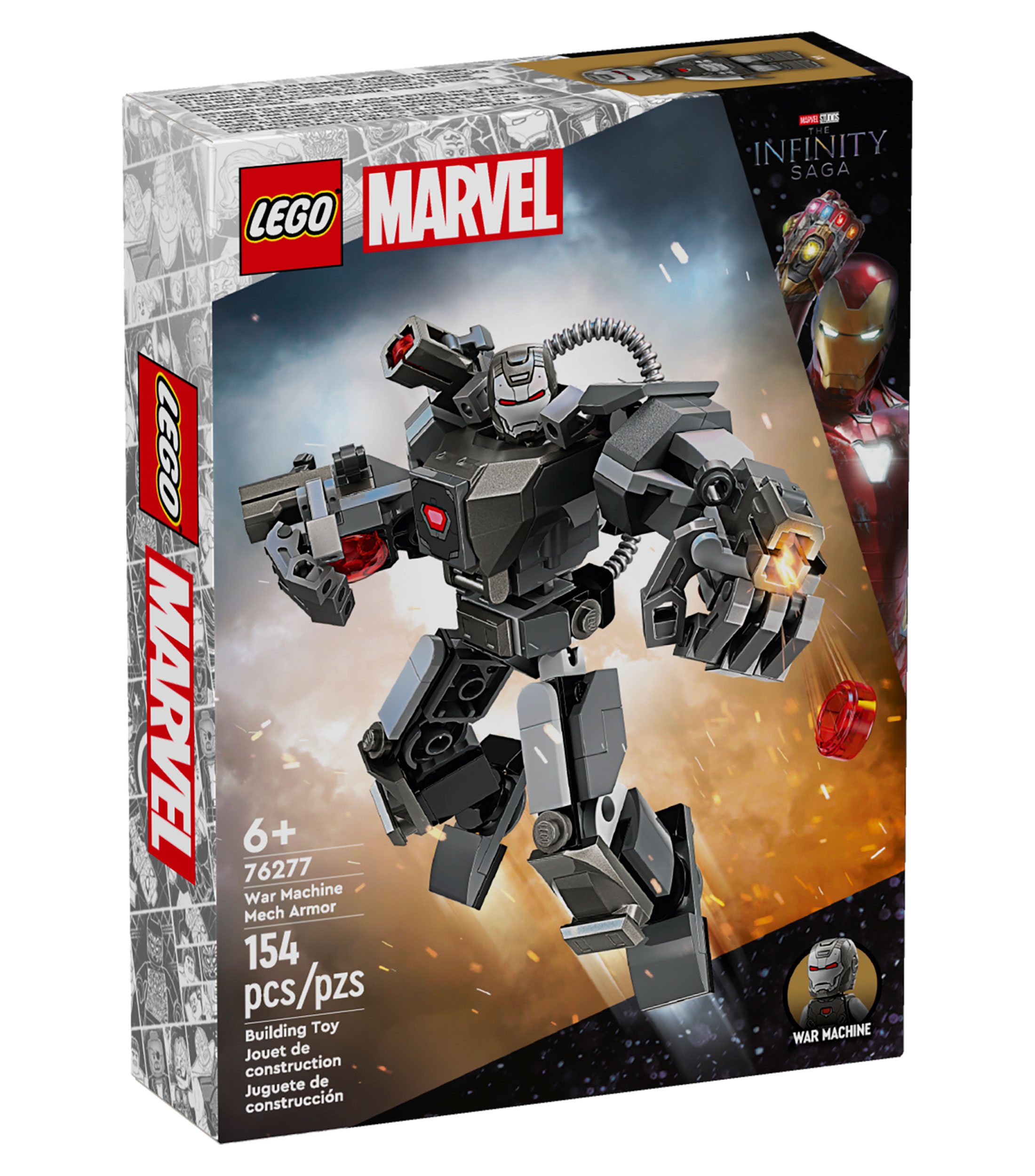 Lego Marvel Armadura Robótica de Máquina de Guerra Juguete de construcción 76277