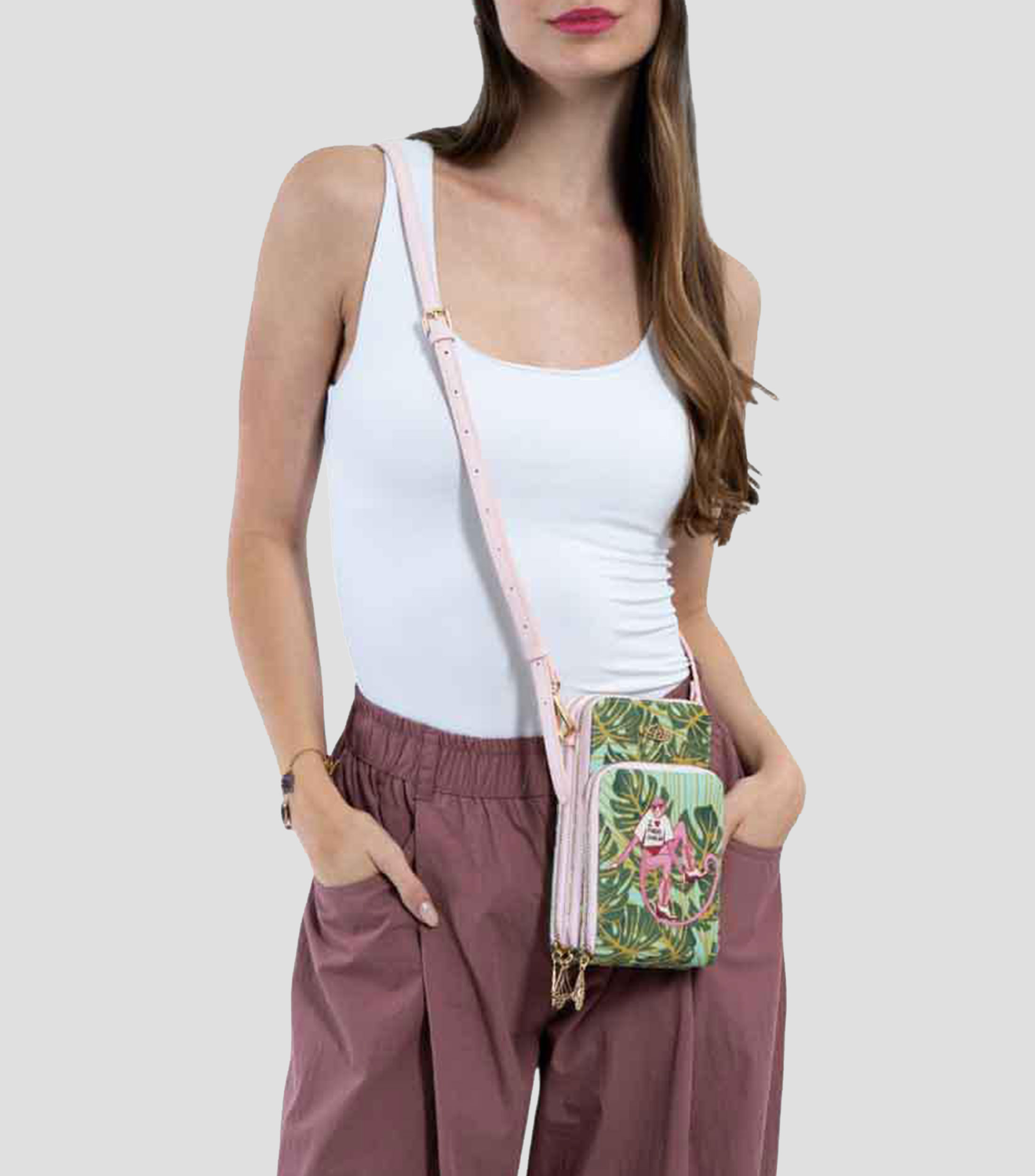 Portacelular estampado Mujer
