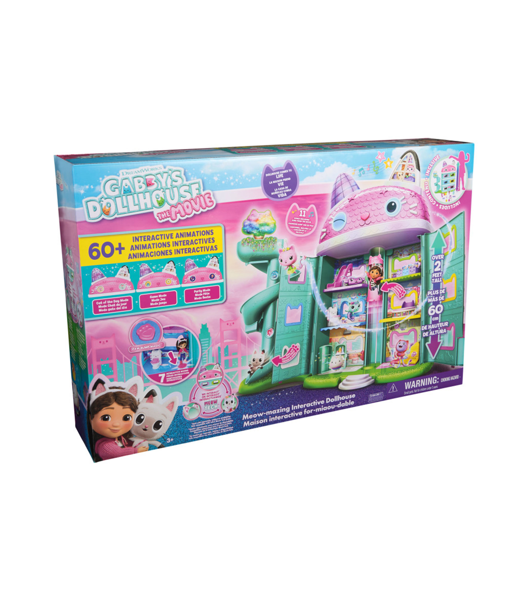 Playset Casa de muñecas interactiva gatástica Gabby's Dollhouse