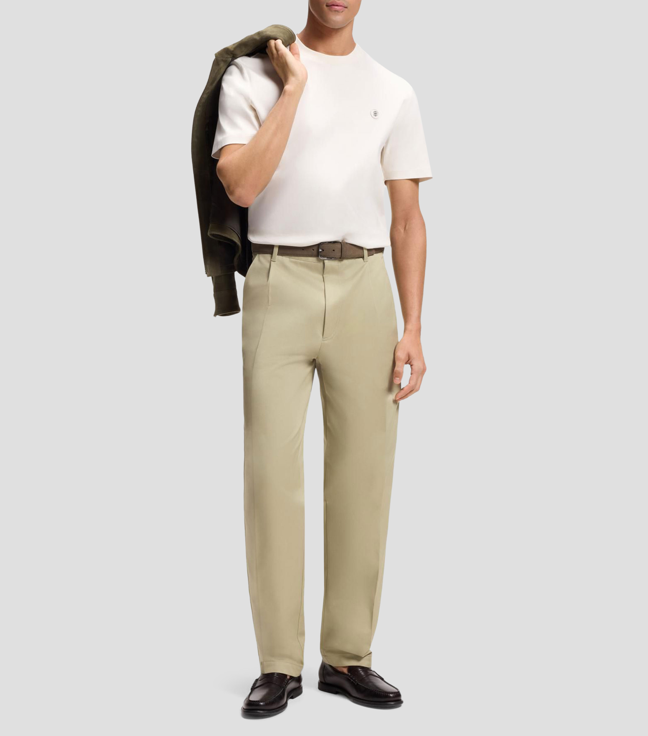 Playera de algodón con monograma Double B Hombre