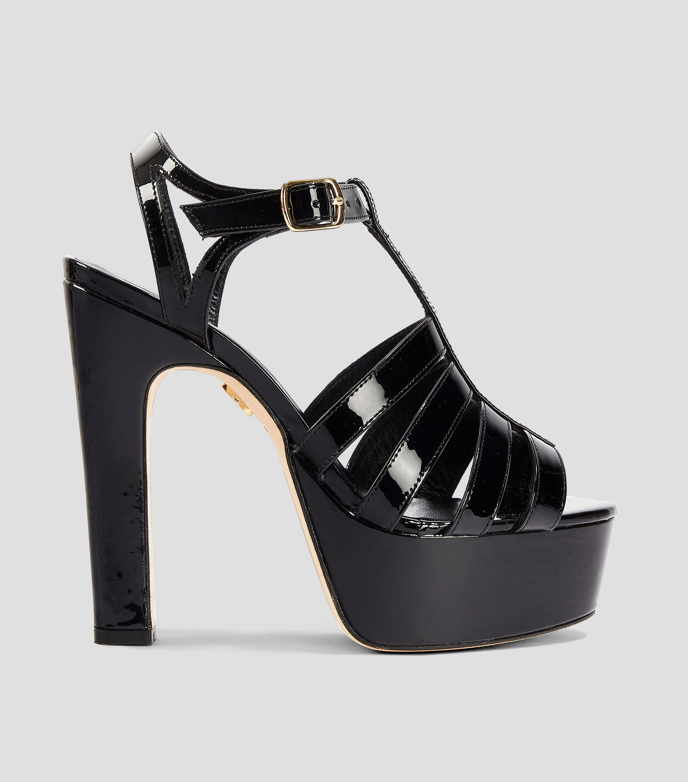 Sandalias con tacon alto y plataforma Mujer
