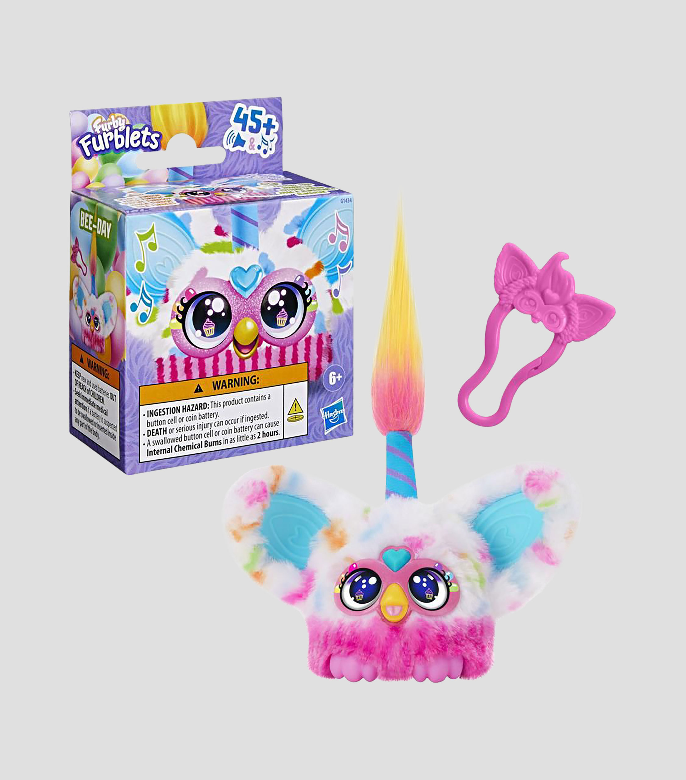 Peluche Furby Furblets Amigo de Cumpleaños Bee-Day