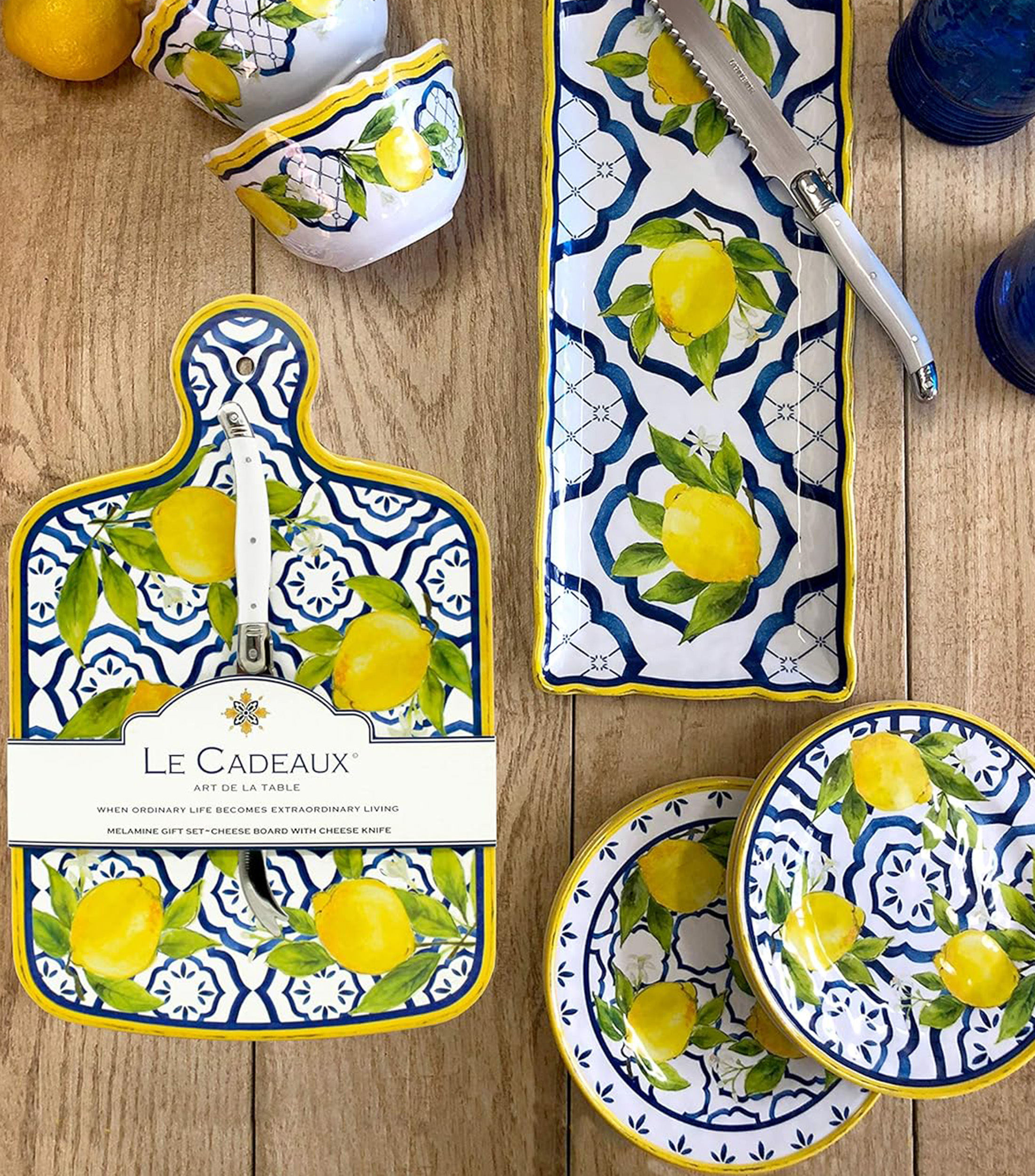 Set Charola y Cuchillo Palermo