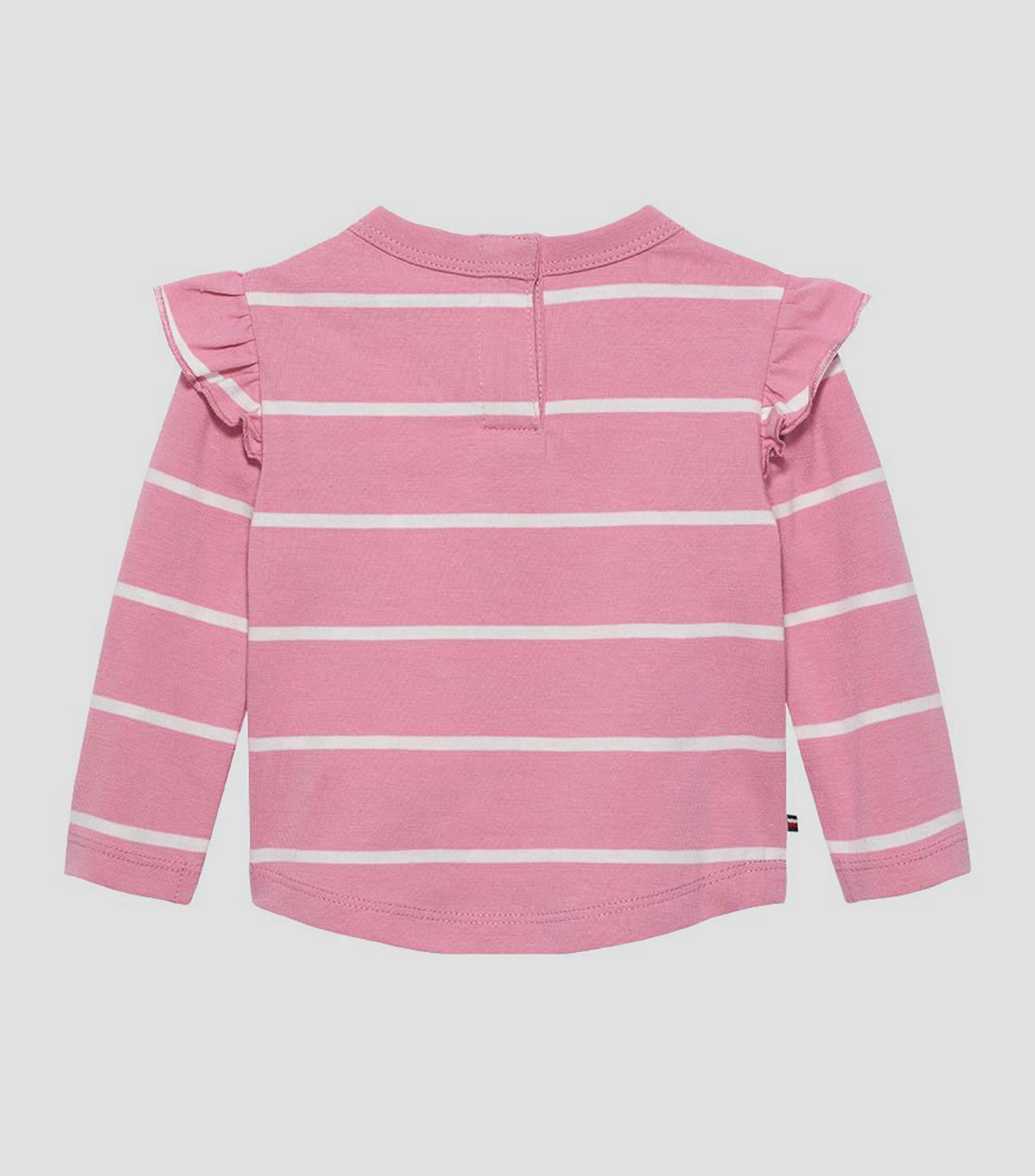 Playera de rayas con manga larga Bebé