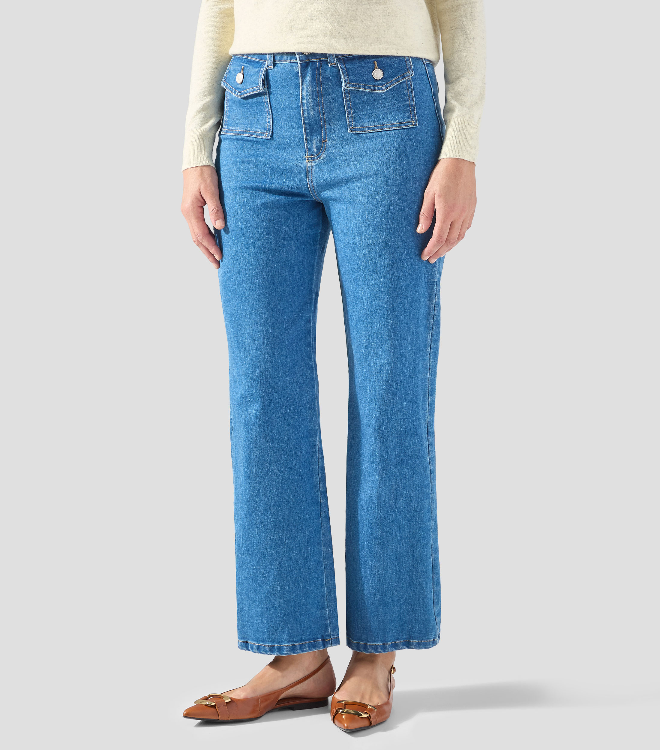 Jeans recto Mujer
