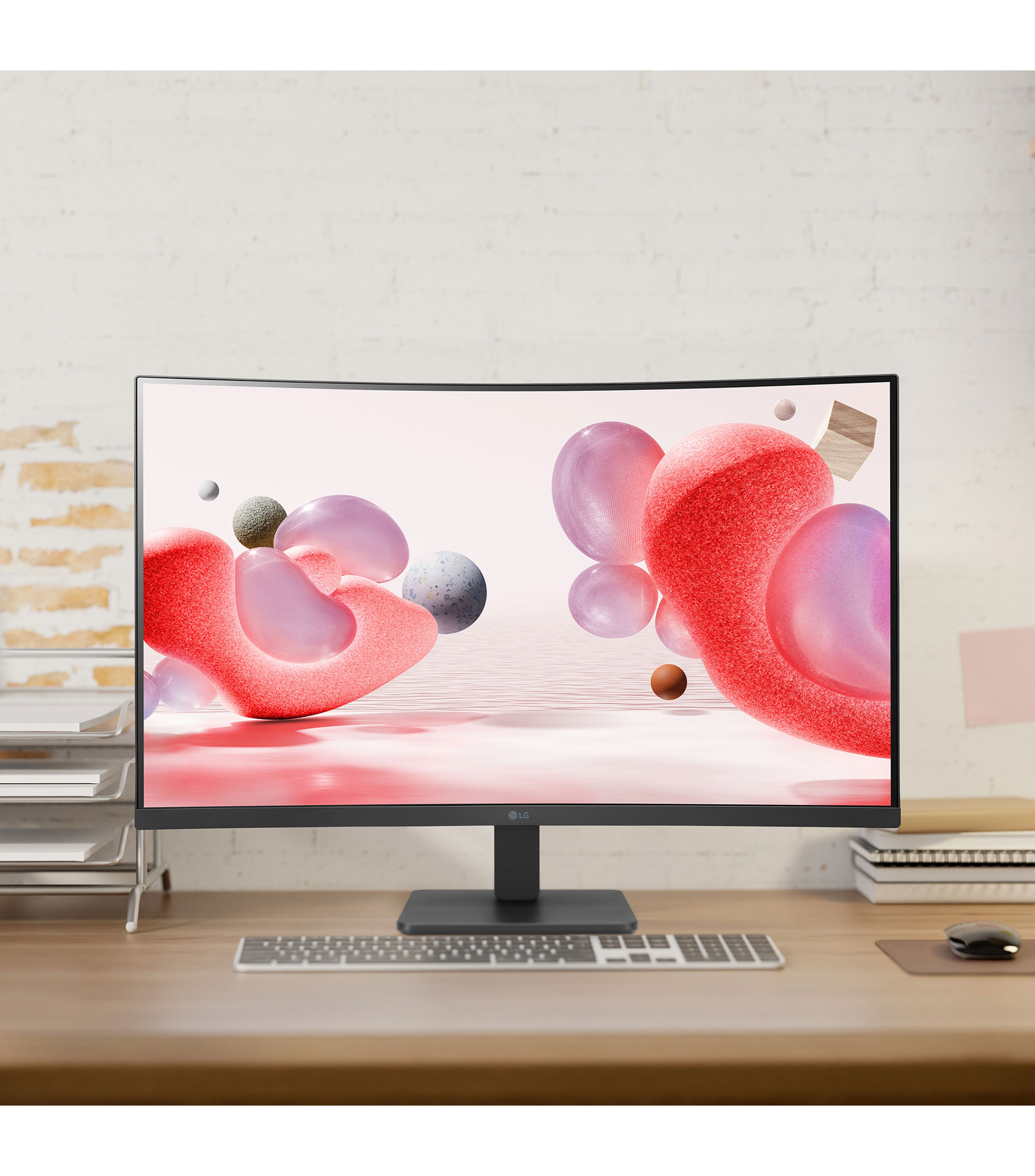 Monitor, 31.5 Pulgadas, Curvo, IPS, 32MR50C-B, Full HD, 100 Hz