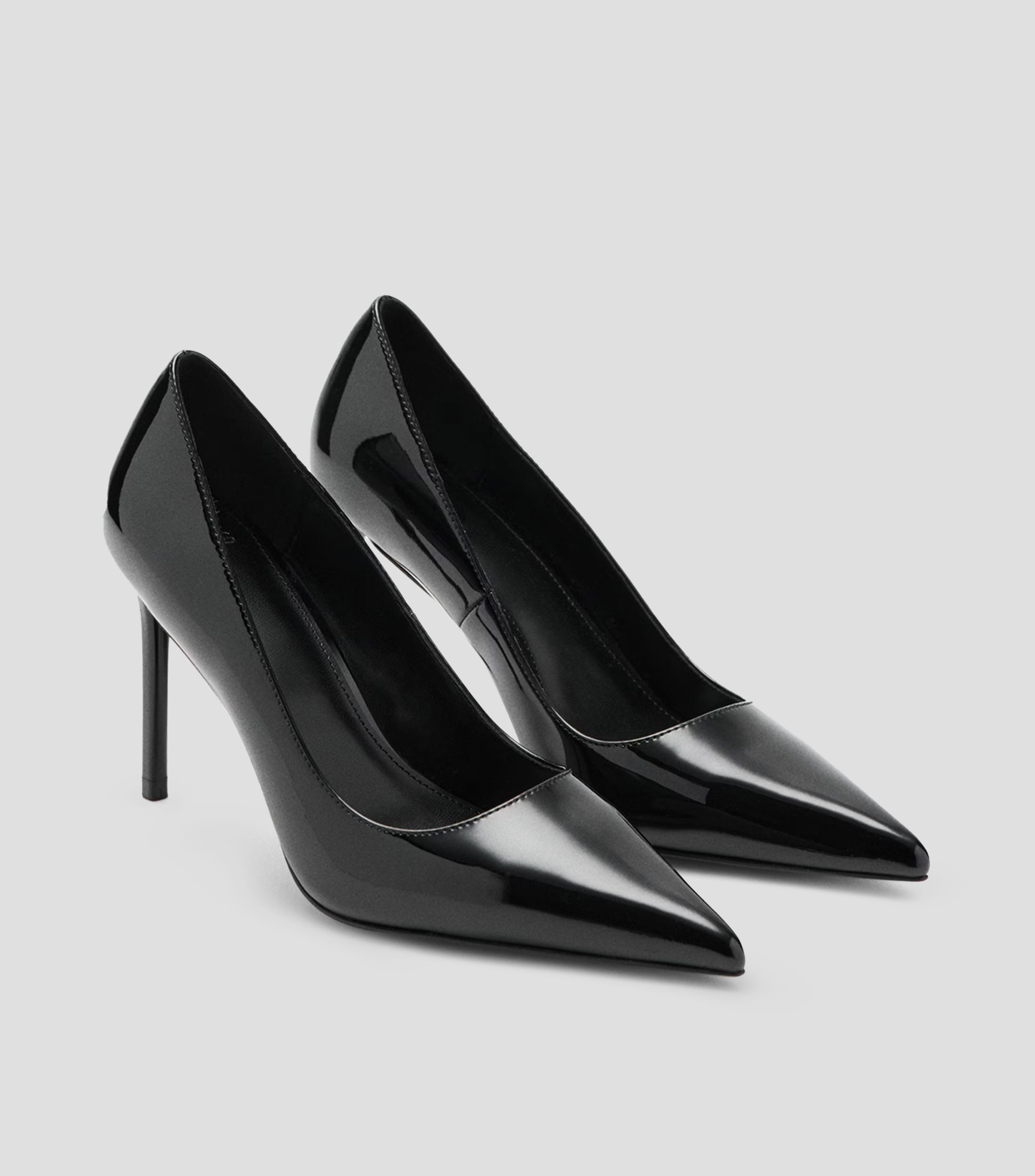Zapatillas con tacón delgado de 9.5 cm Mujer