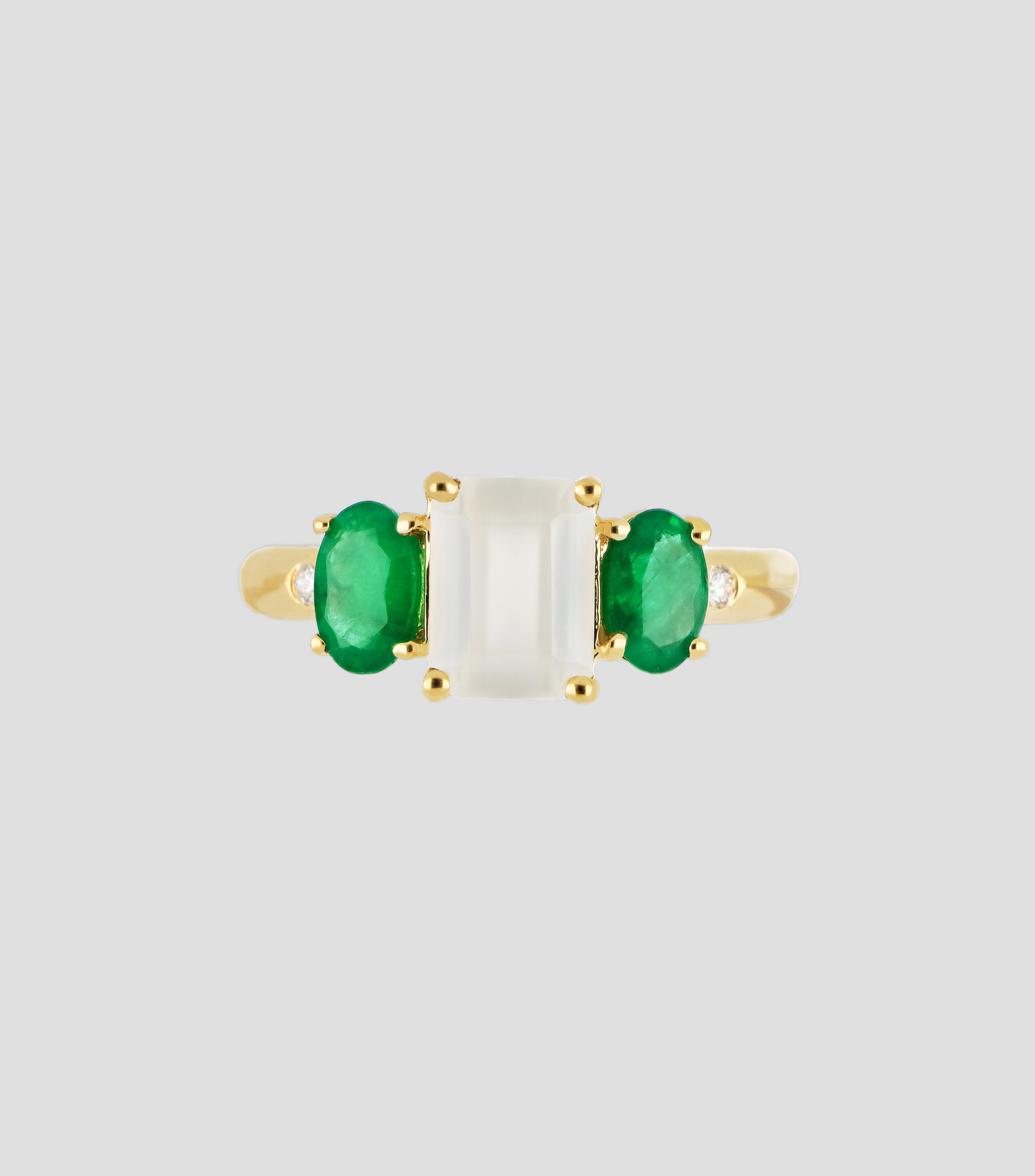 Anillo en Oro amarillo 18 Kts Mujer