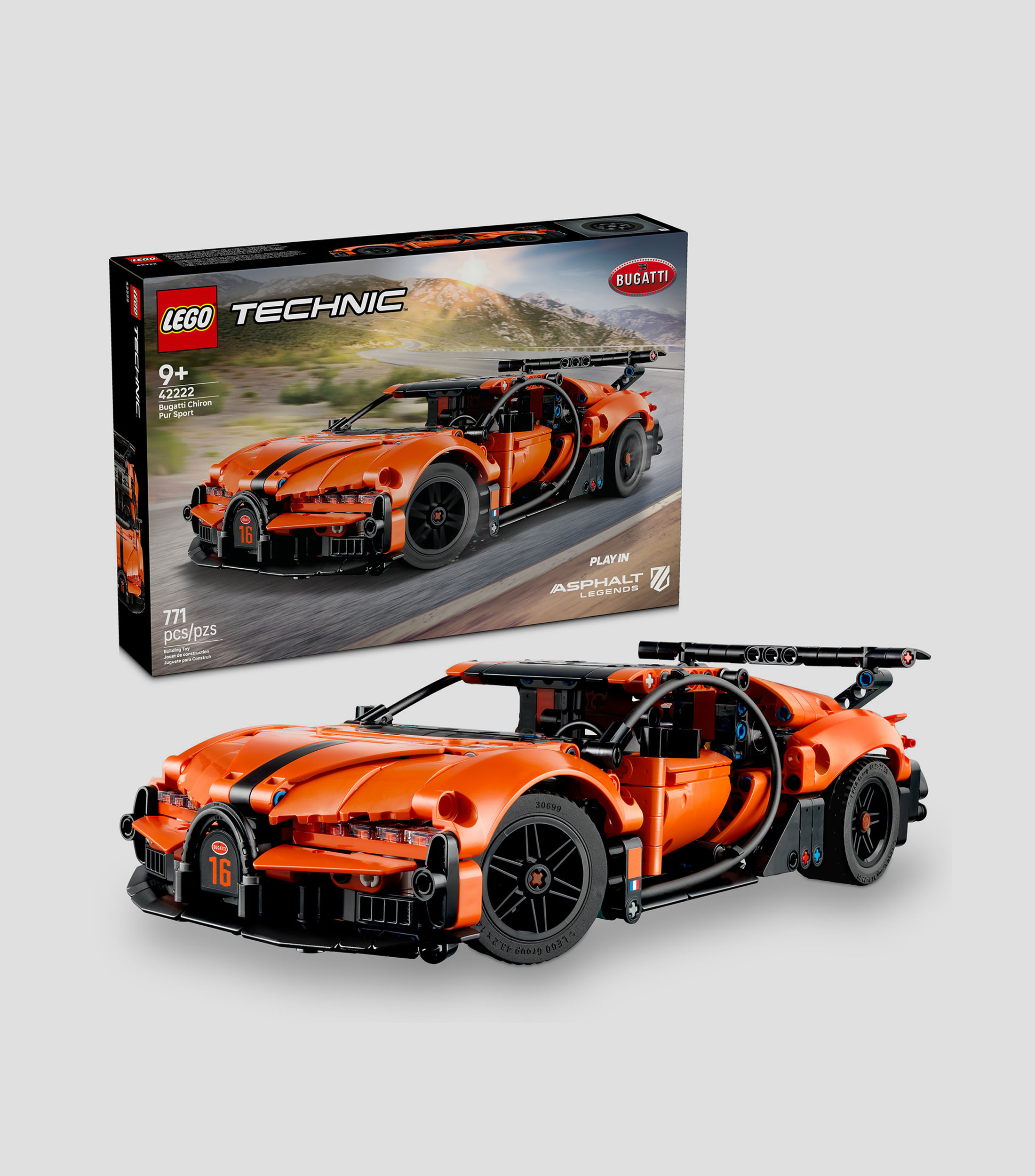 Lego Technic Hiperauto Bugatti Chiron Pur Sport