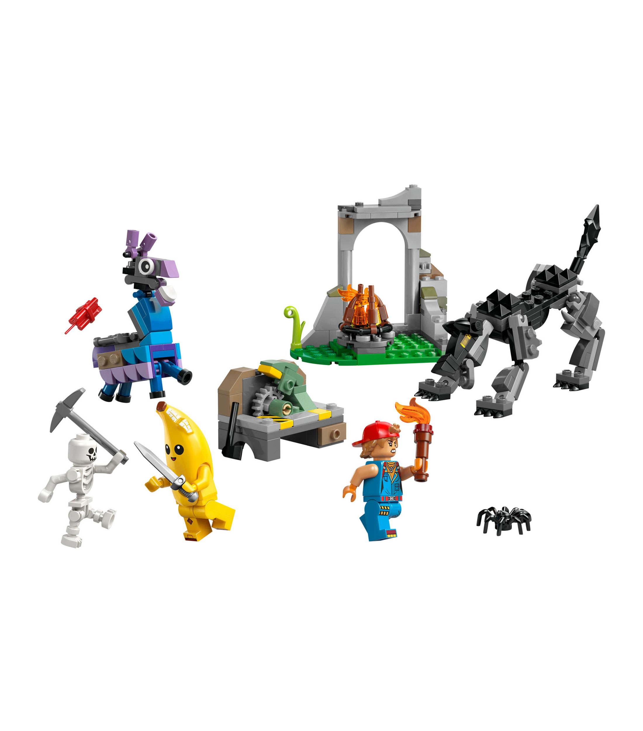 Lego Fortnite Campamento de Bananín y Bujía Set 77075